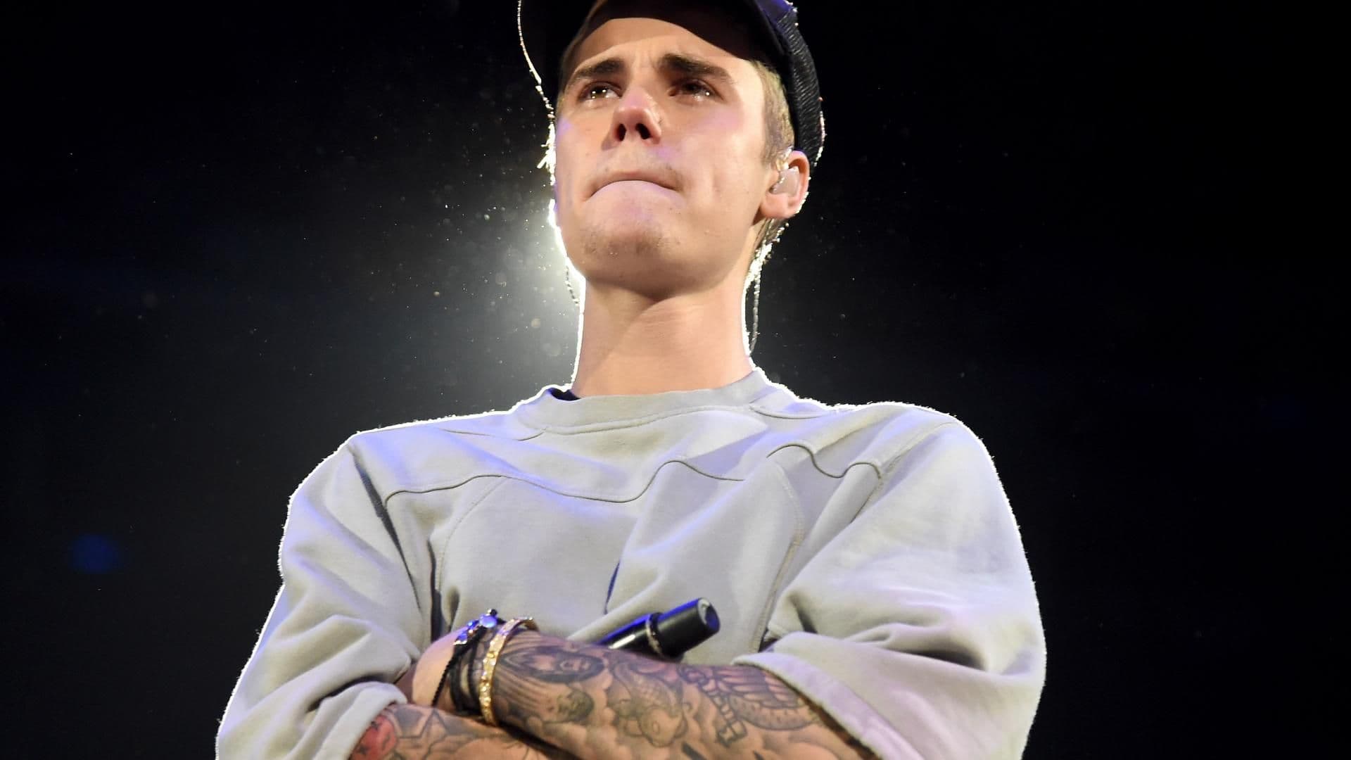 Justin Bieber auf der Bühne