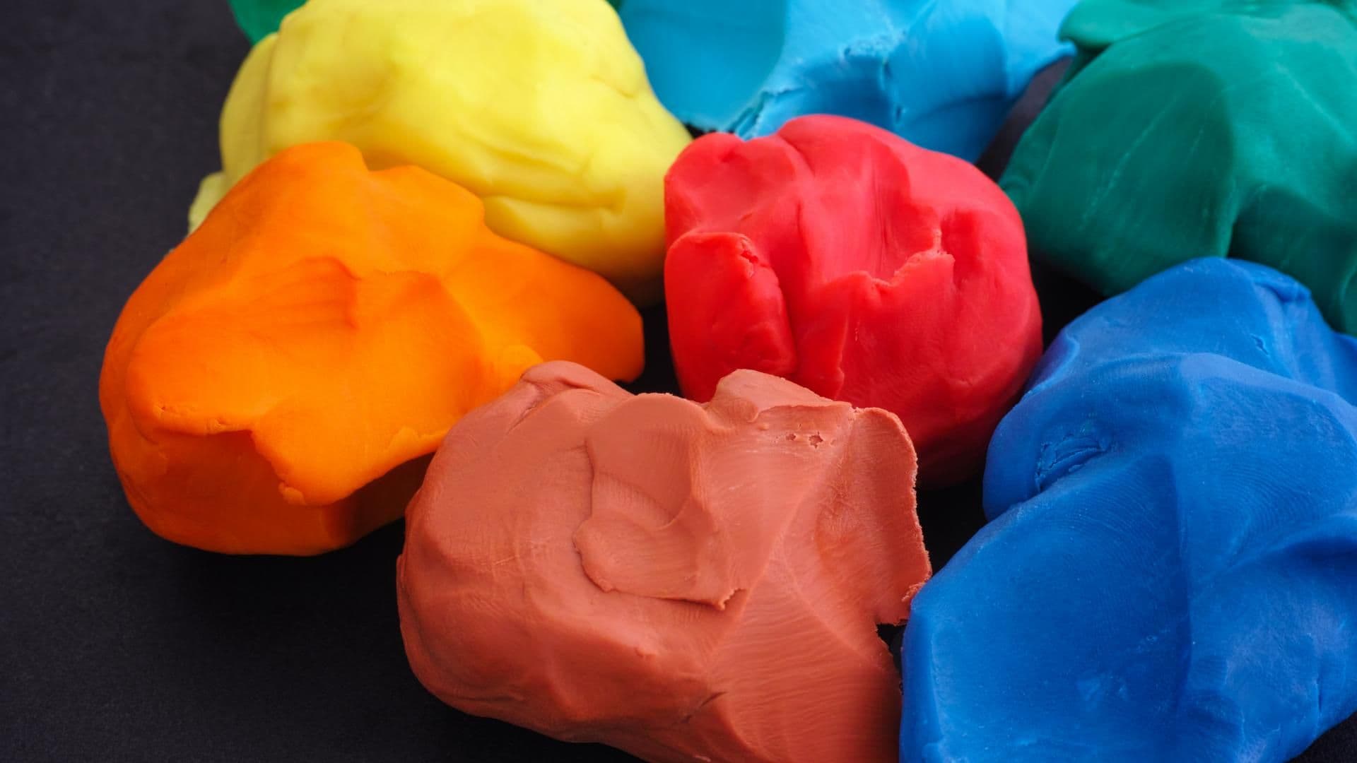 Bunte Knete