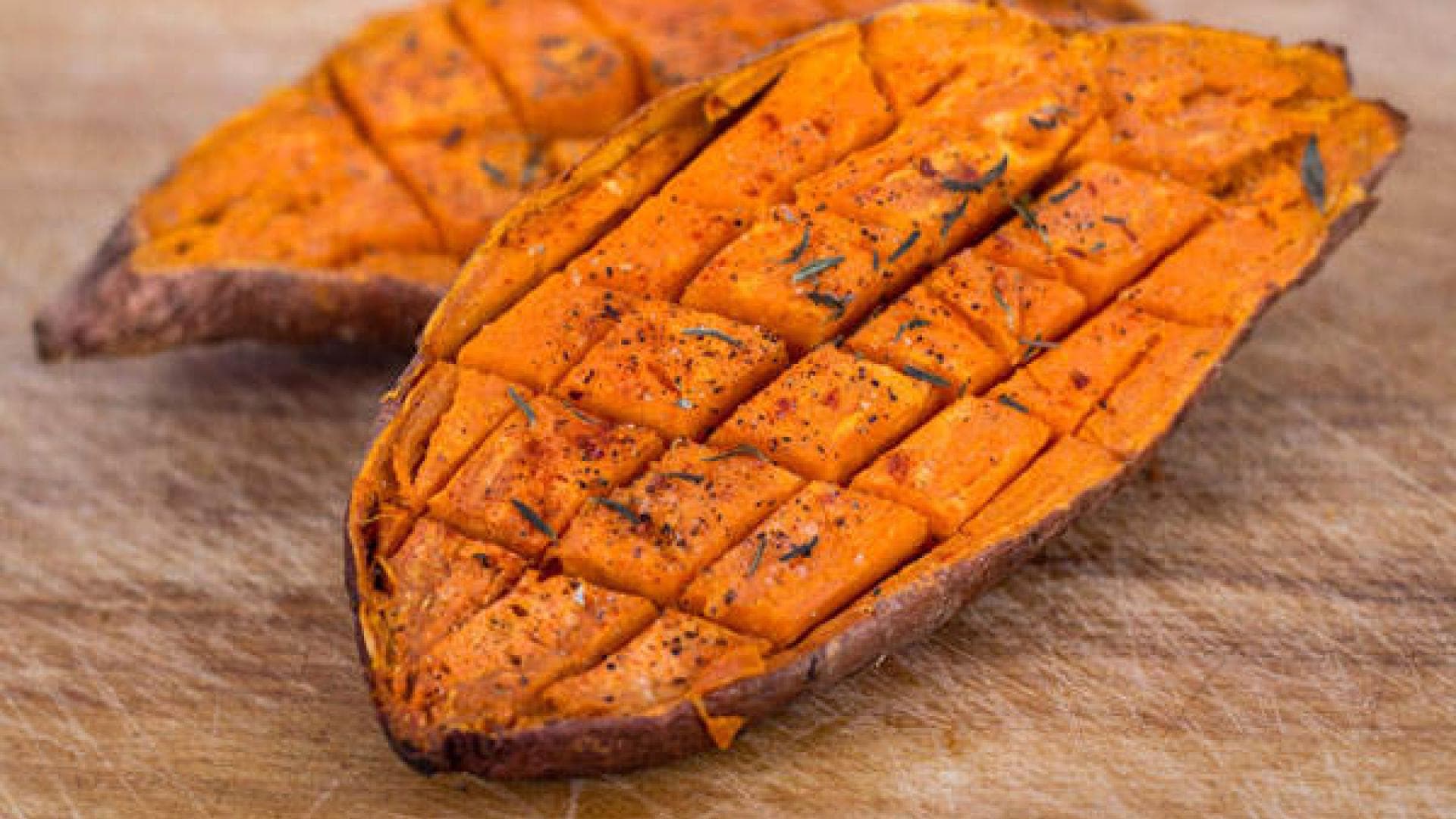 Gegrillte Süßkartoffeln