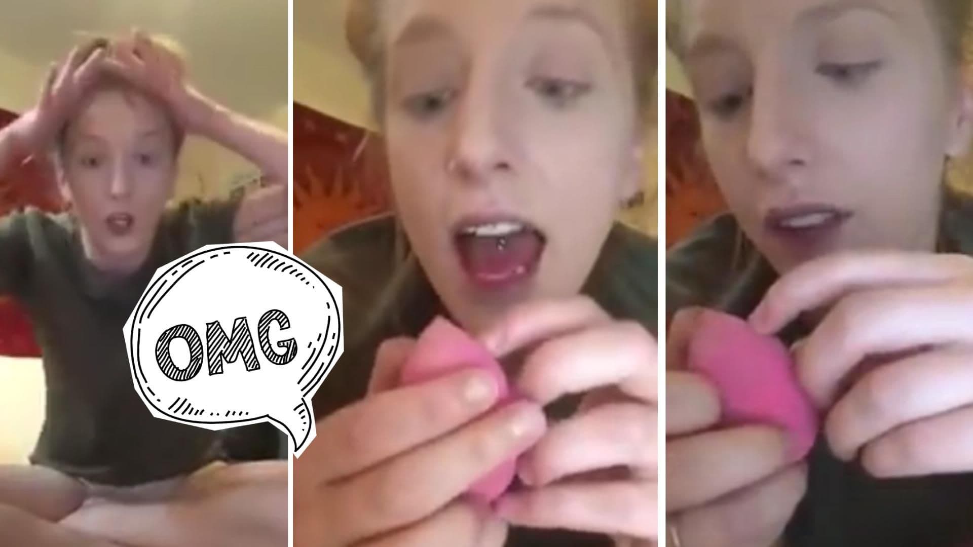 Kaefer im Beauty Blender quer