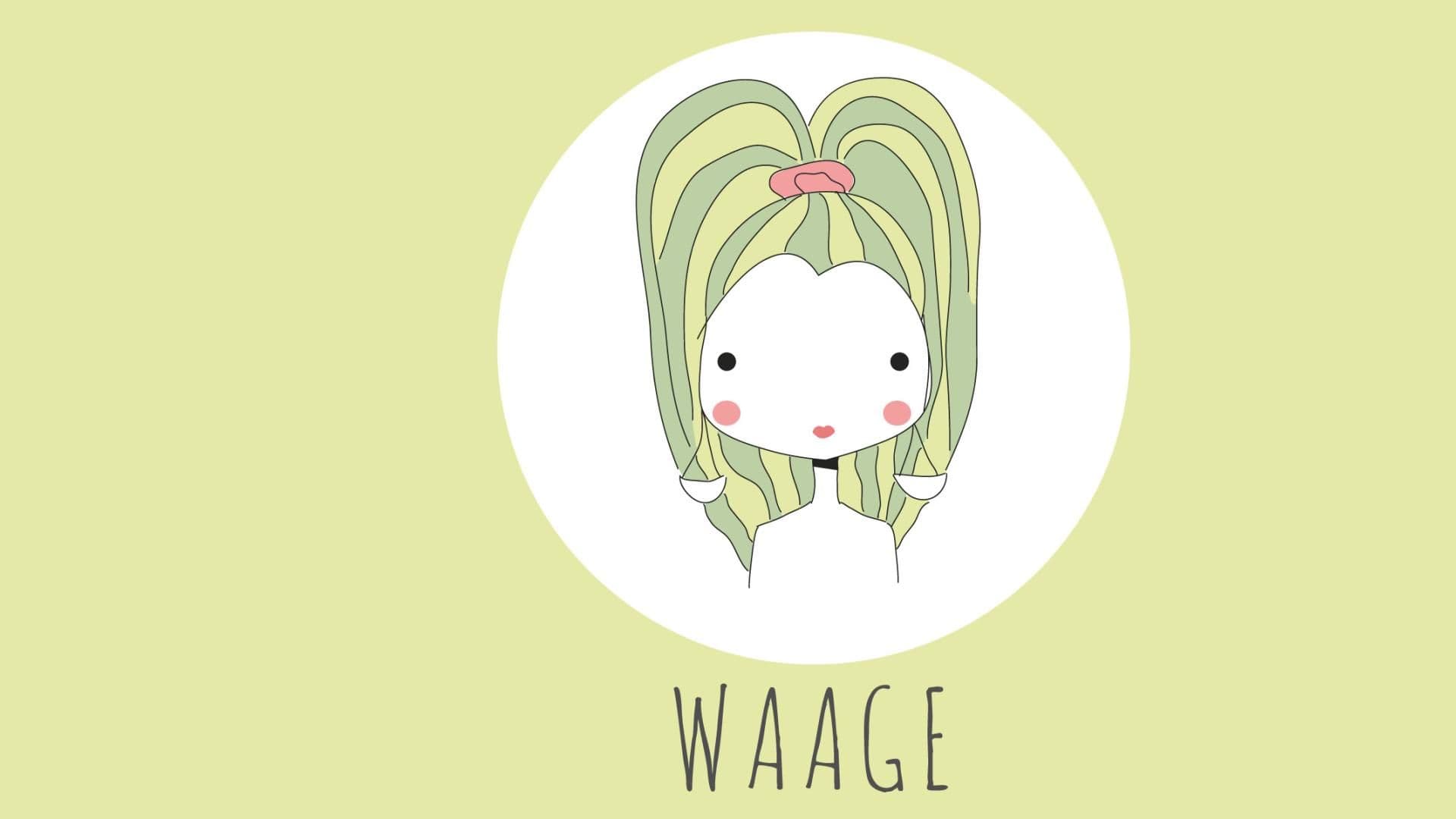 Sternzeichen Waage Quer