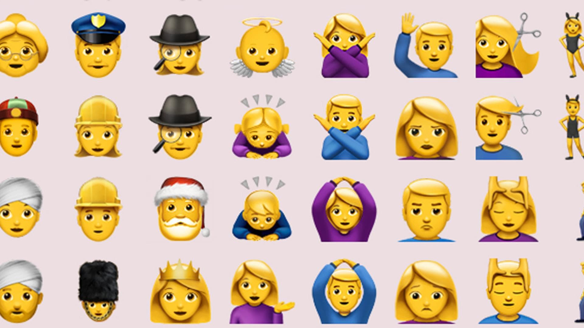 Neue WhatsApp Personenemojis quer 