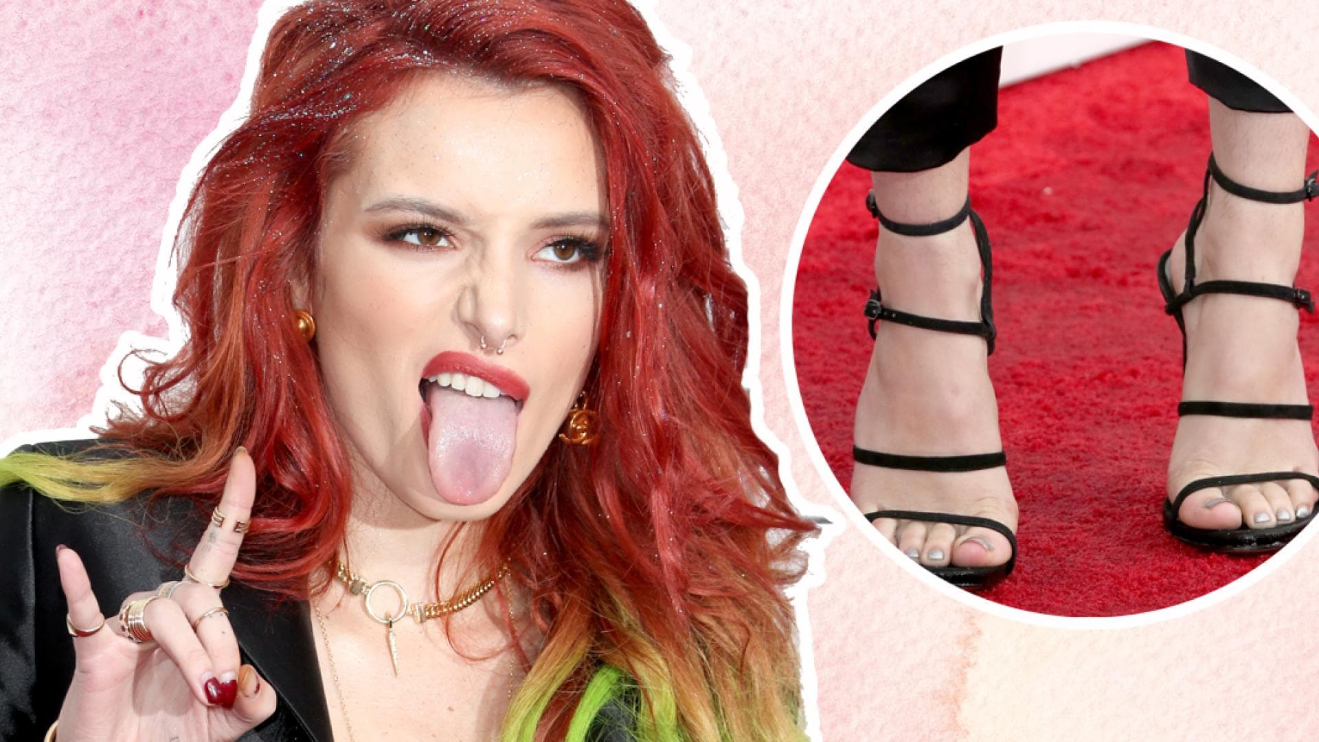 Bella Thorne haarige Beine quer