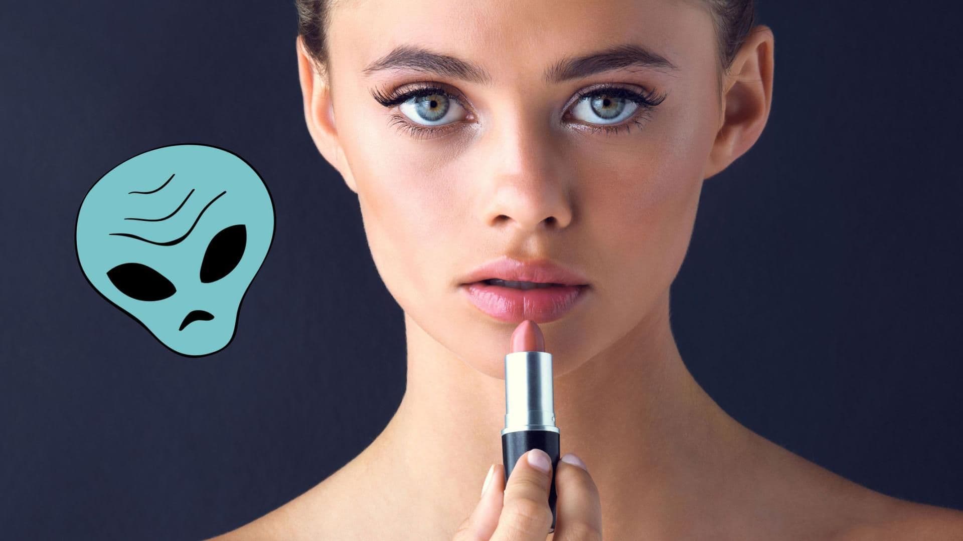 Lippenstift Blei quer