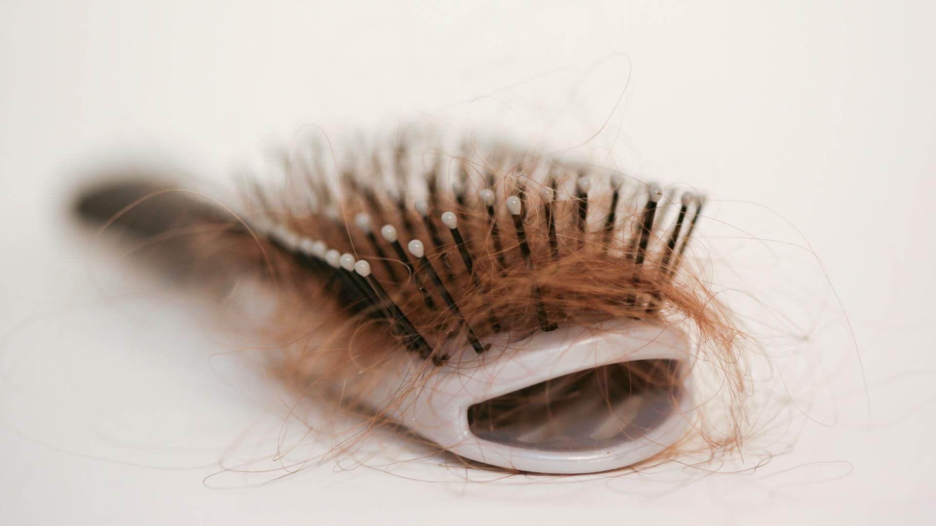 Haarbürste mit Haaren