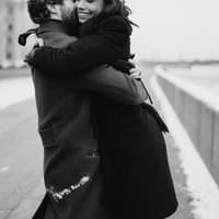 Verliebtes Paar glücklich