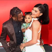 Travis Scott, Stormi und Kylie Jenner