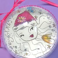 Weihnachtskugel-quer