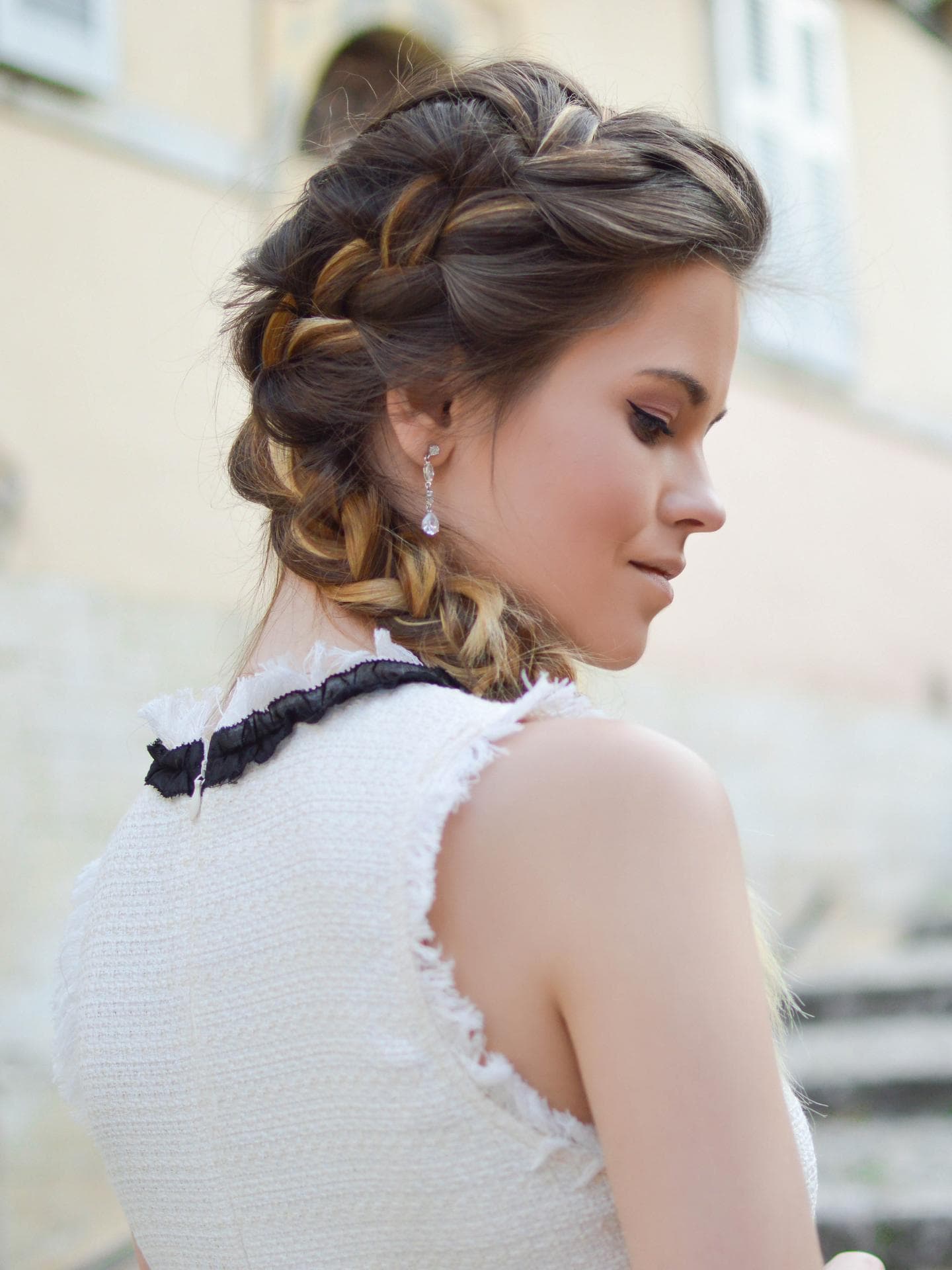 Mädchen mit Boxer-Braids
