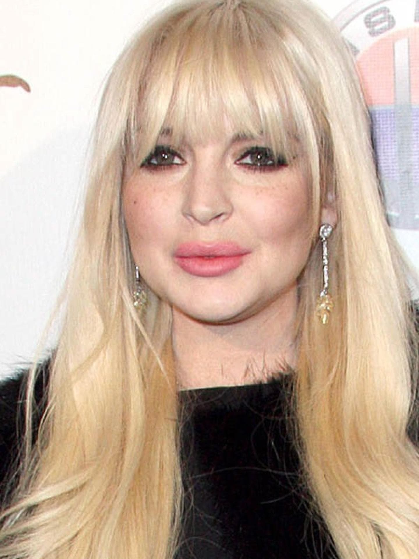 Lindsay Lohan mit aufgespritzten Lippen Lindsay Lohan mit aufgespritzten Lippen