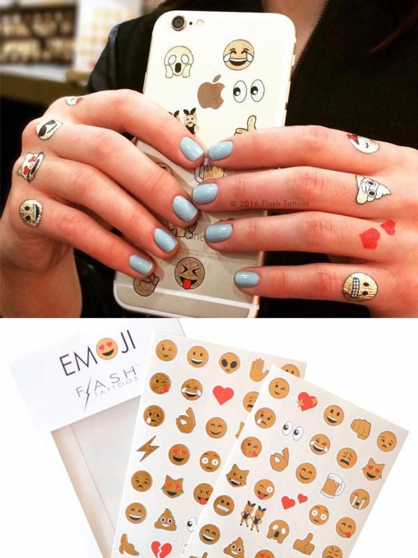 Emoji Flash Tattoos