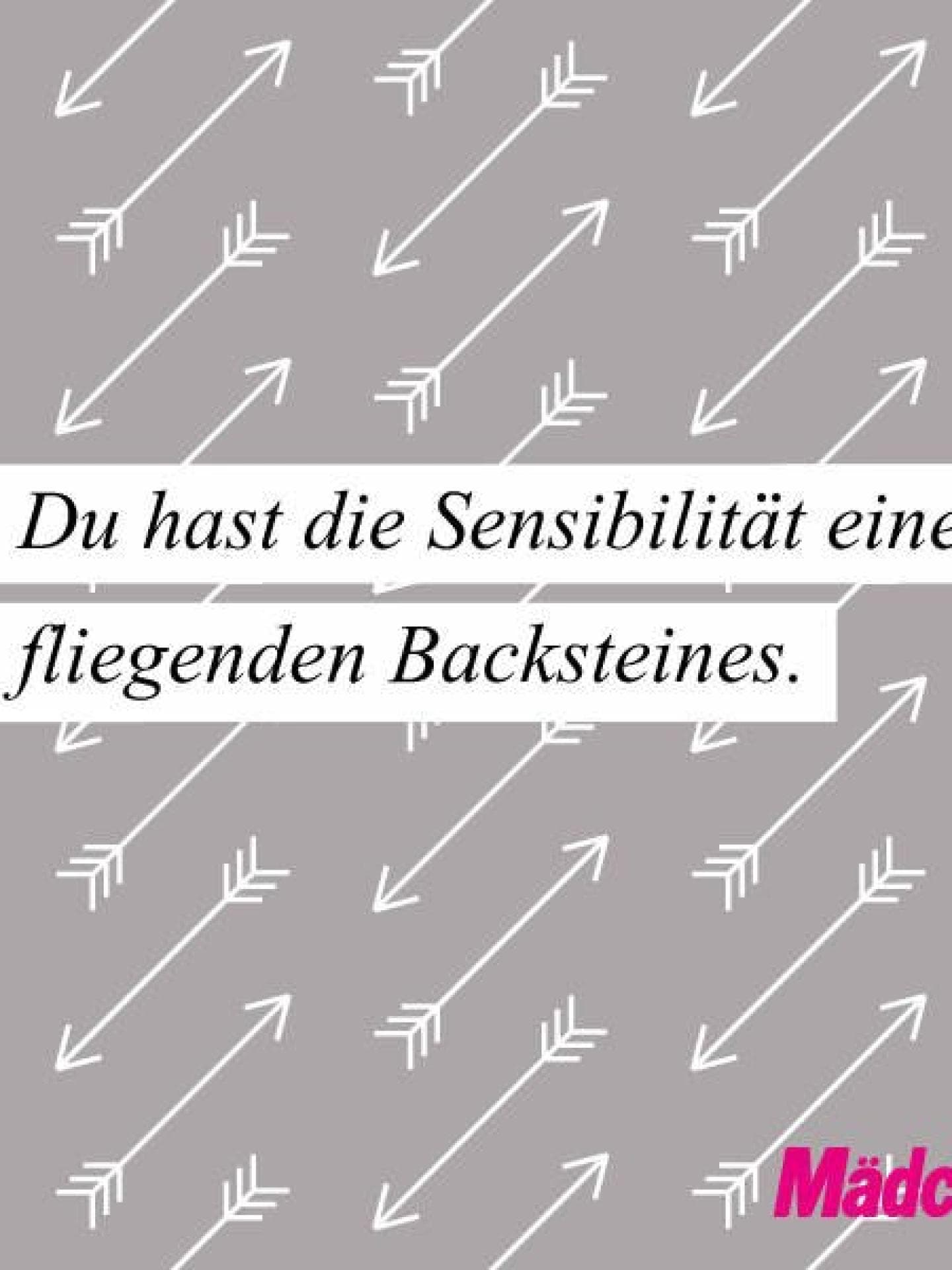 Backstein-Spruch