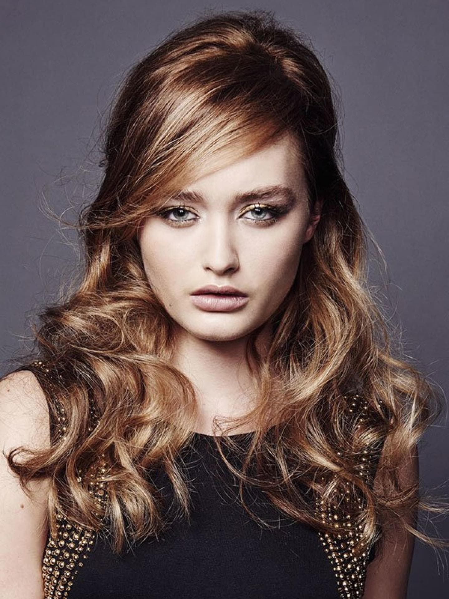 Half Updo für lange Haare