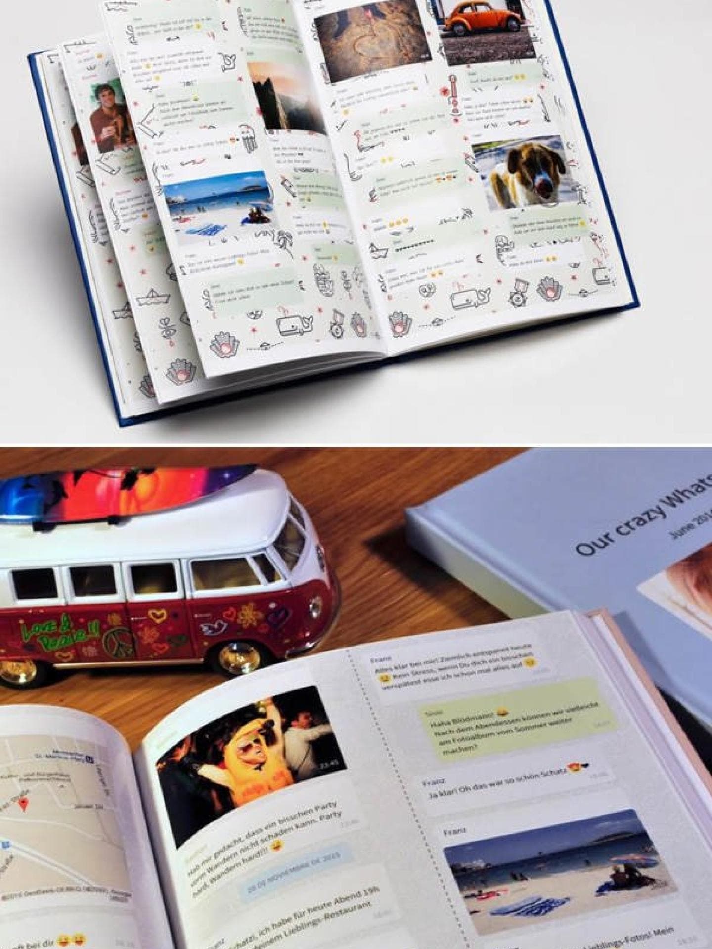 WhatsApp Chat jetzt als Buch ausdrucken! WhatsApp Chat jetzt als Buch ausdrucken!