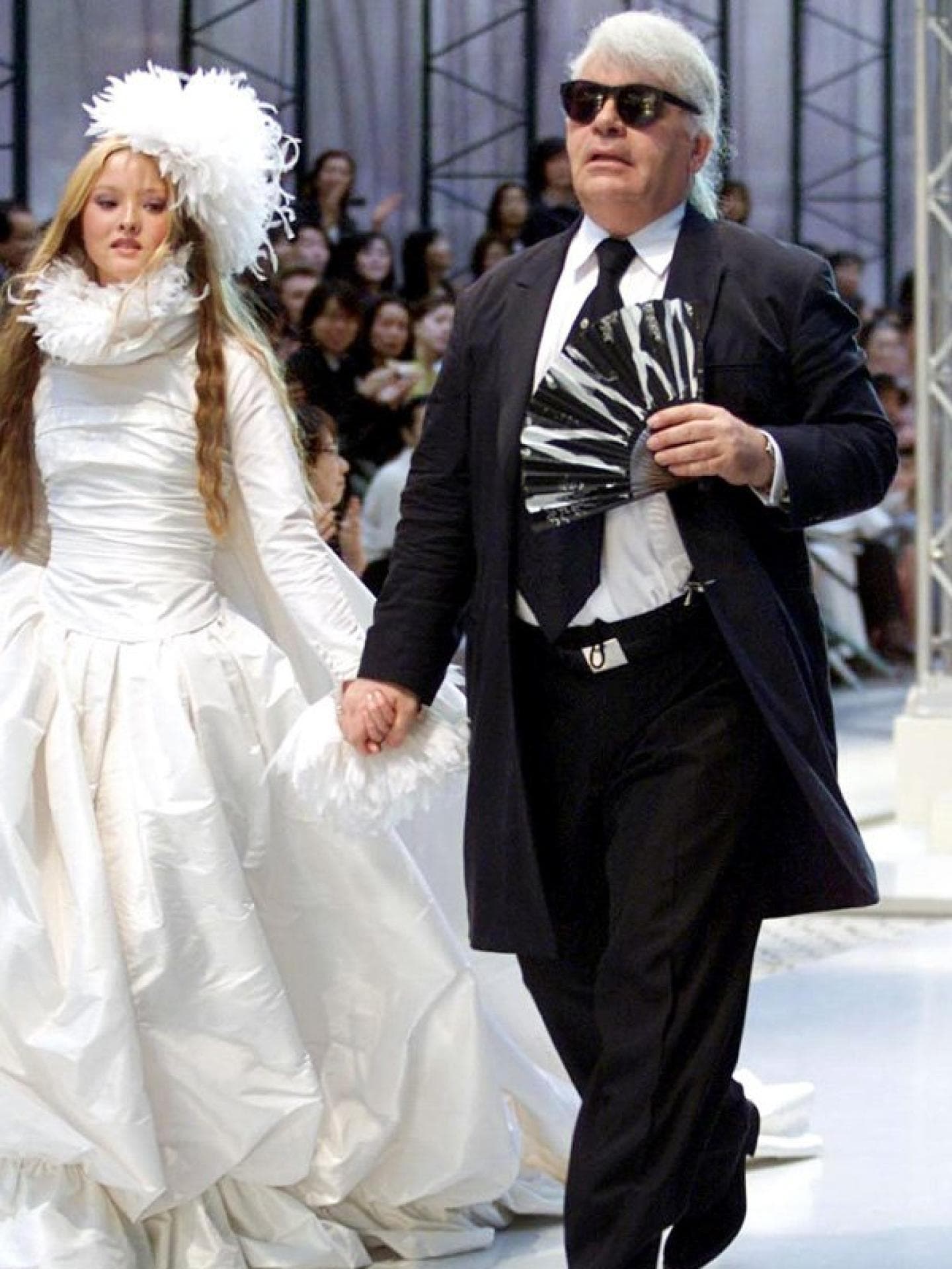 Karl Lagerfeld vor seiner Diät
