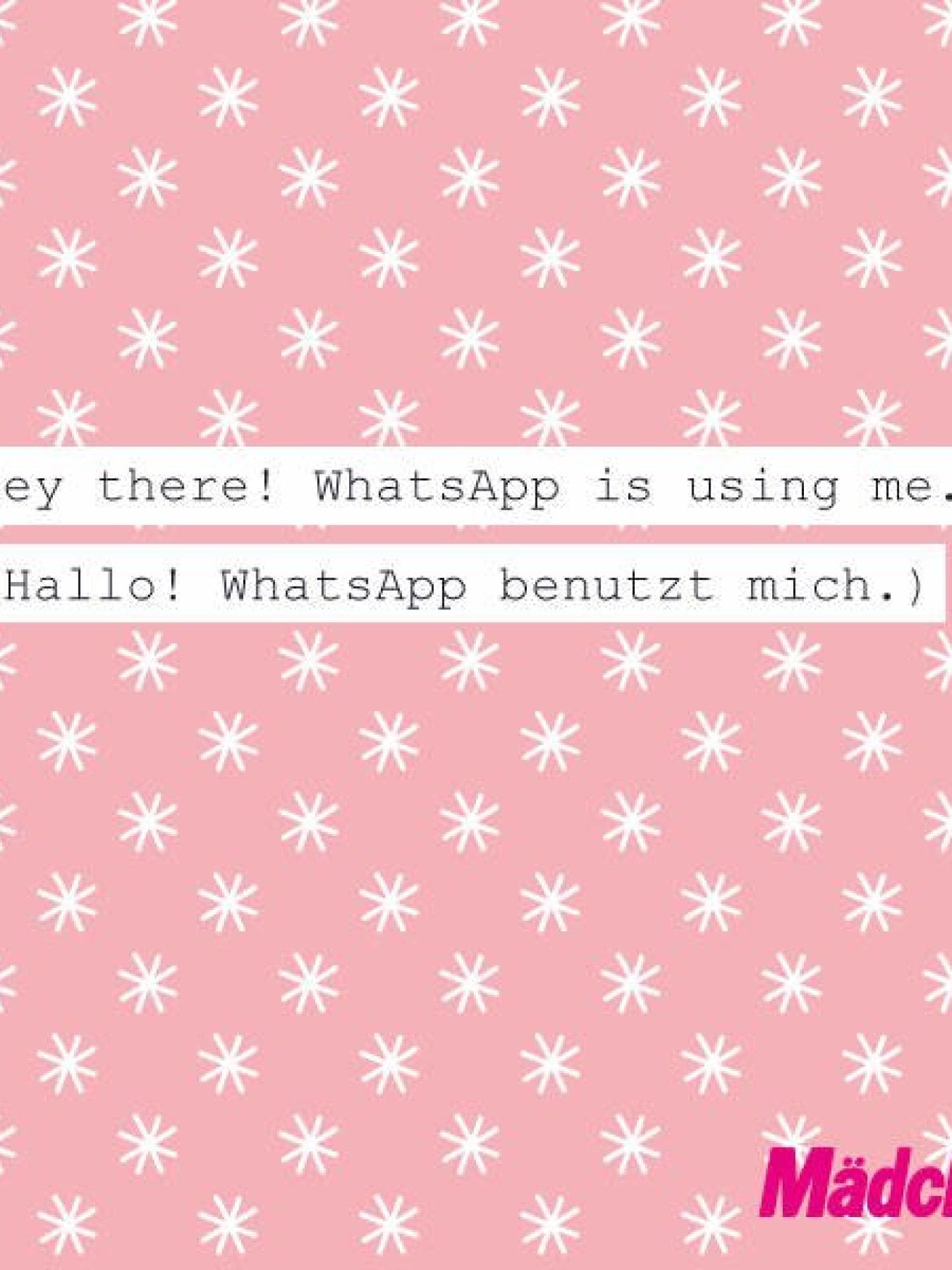  WhatsApp benutzt mich
