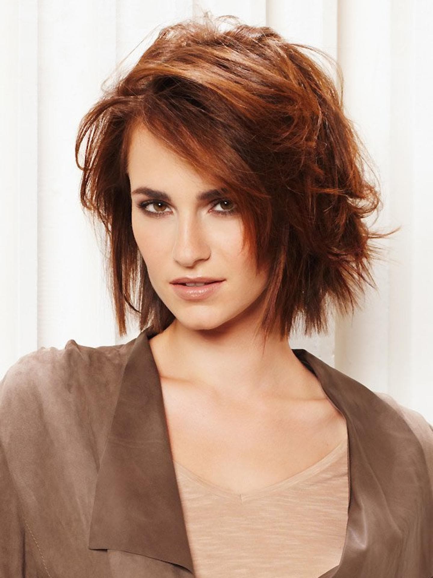 Kurzhaarfrisuren: Bob im Undone-Look