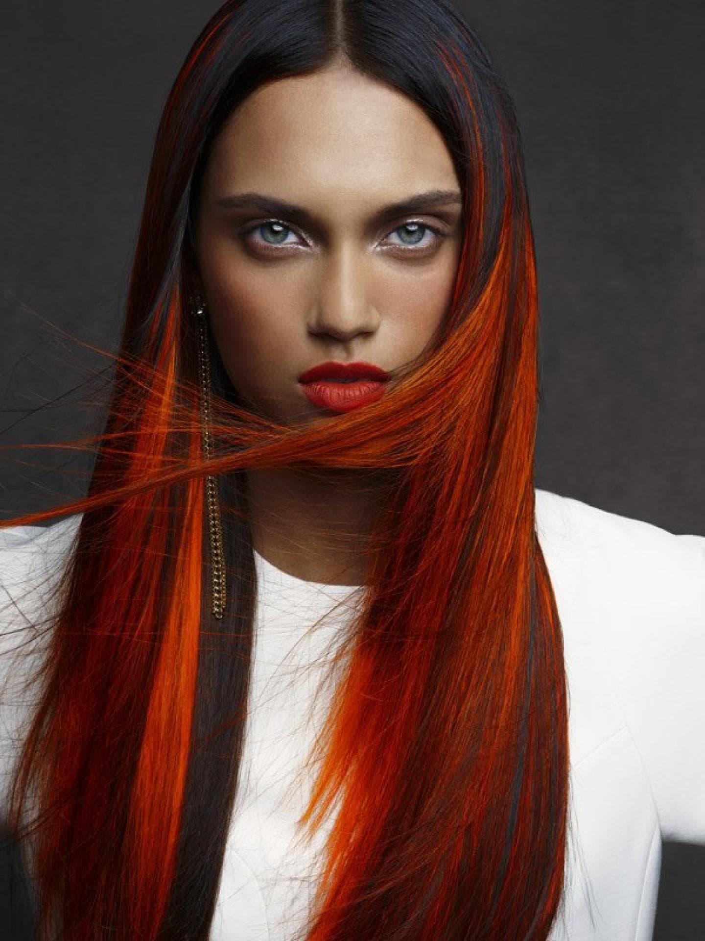 Langhaarfrisuren: Sleekcolor