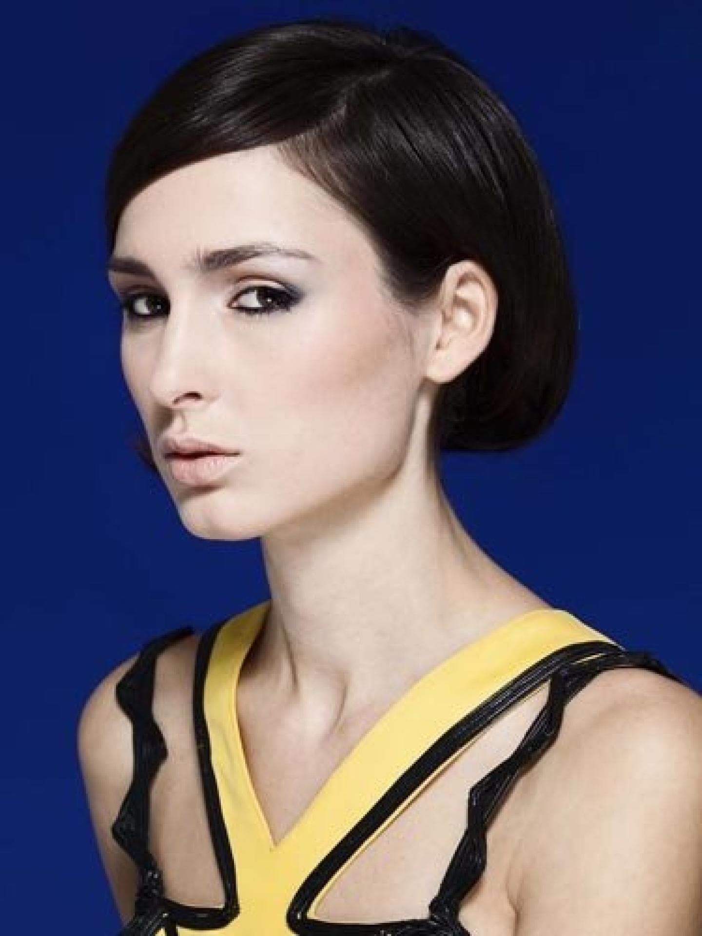 Kurzhaarfrisuren: Runder Bob mit Retro-Touch