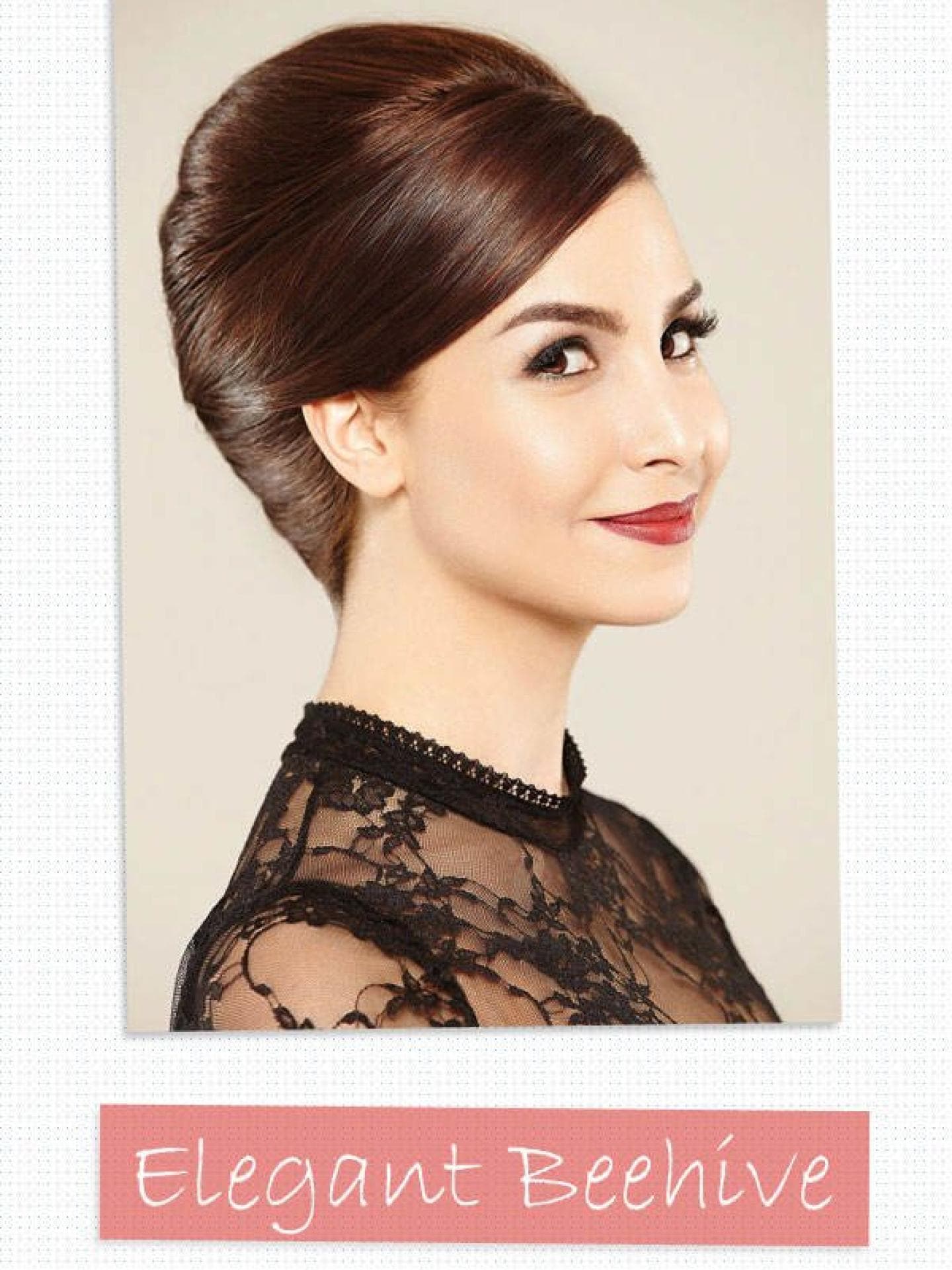 Hochsteckfrisuren selber machen: Elegant Beehive