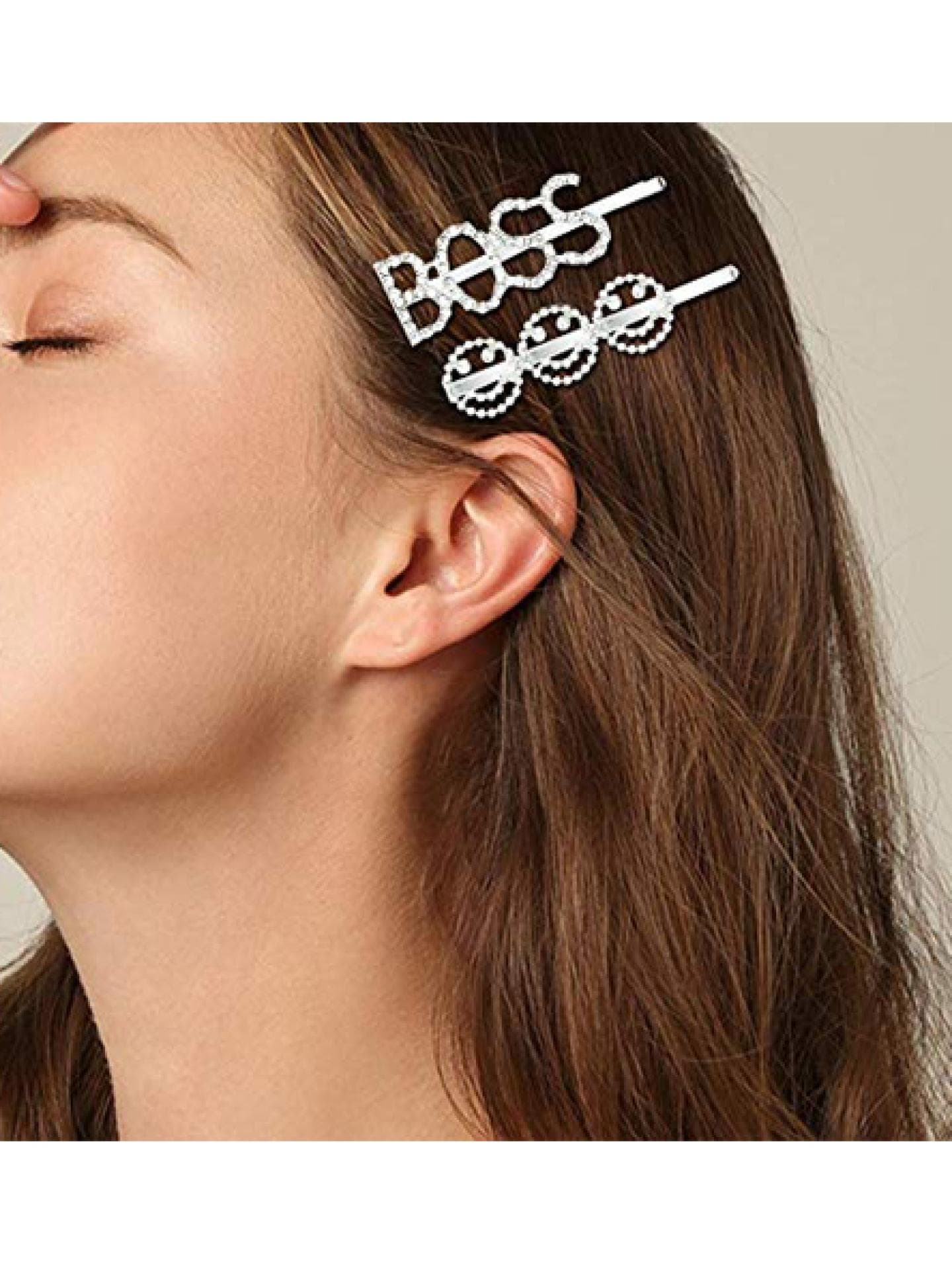 haarspange mit strass statement