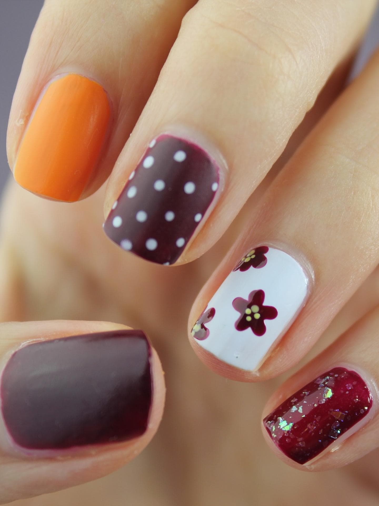 Shellac Nagellack bunt