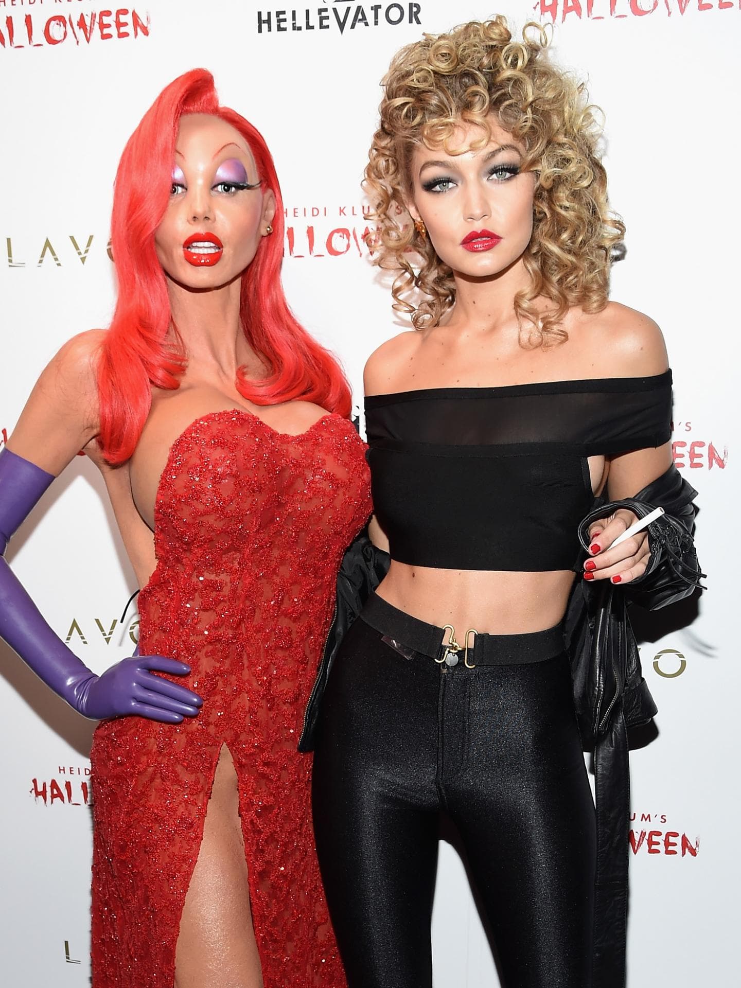 Heidi Klum Gigi Hadid Halloween Locken