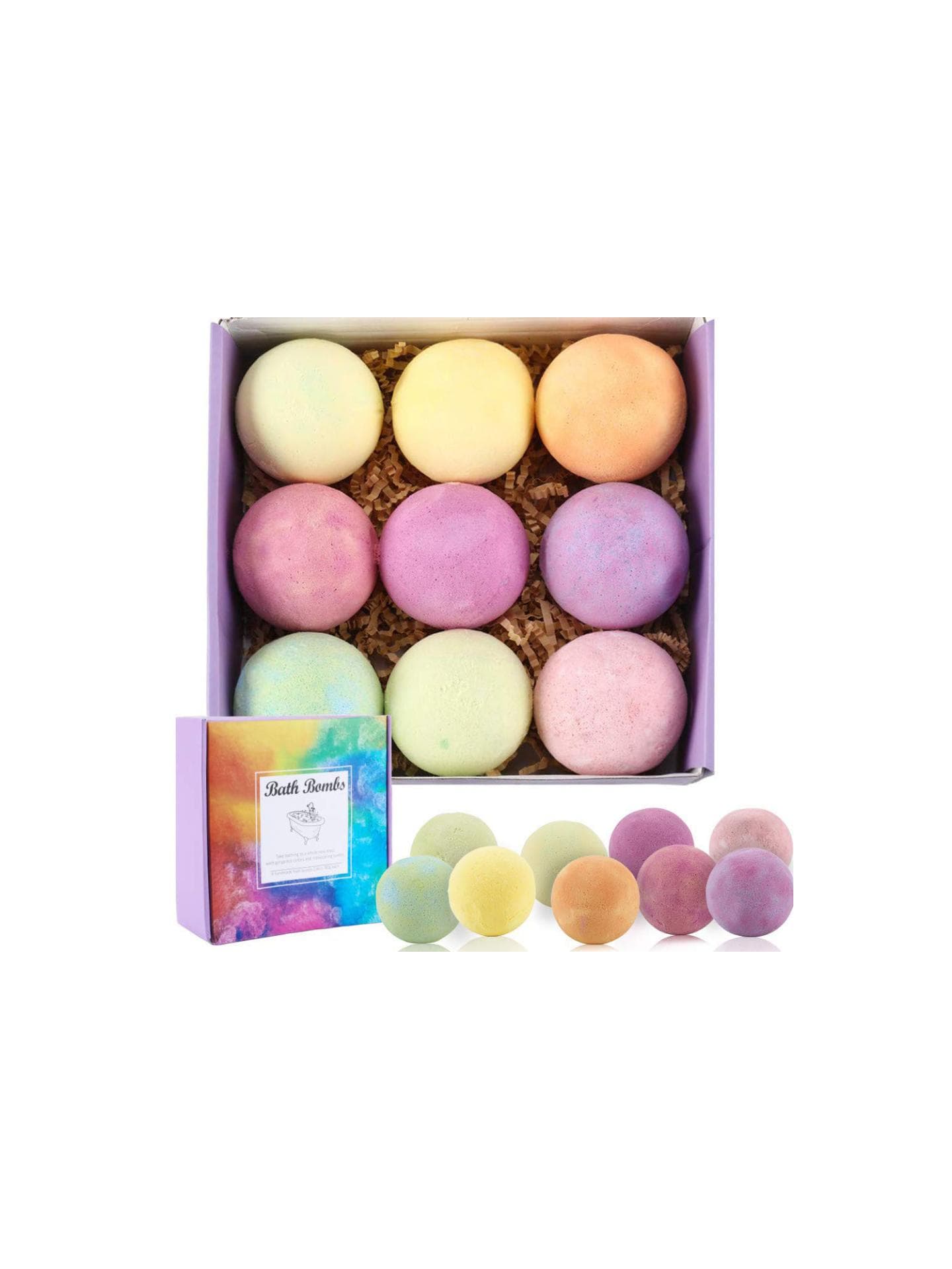 Bunte Badekugeln
