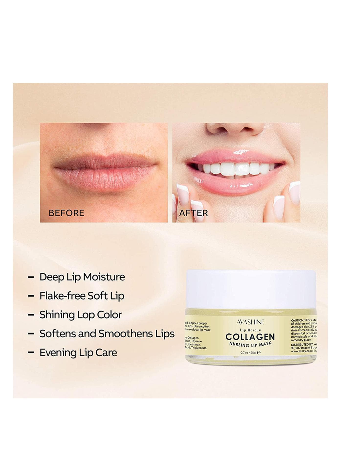 Vorher Nachher Lippenmaske