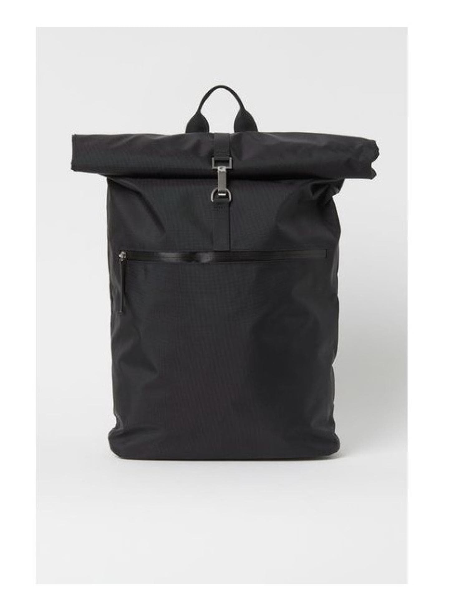 Rucksack H&M schwarz Roll-Top