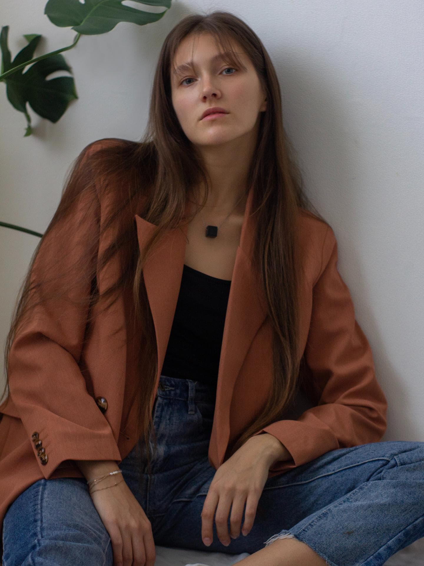 Mädchen mit langen Haaren