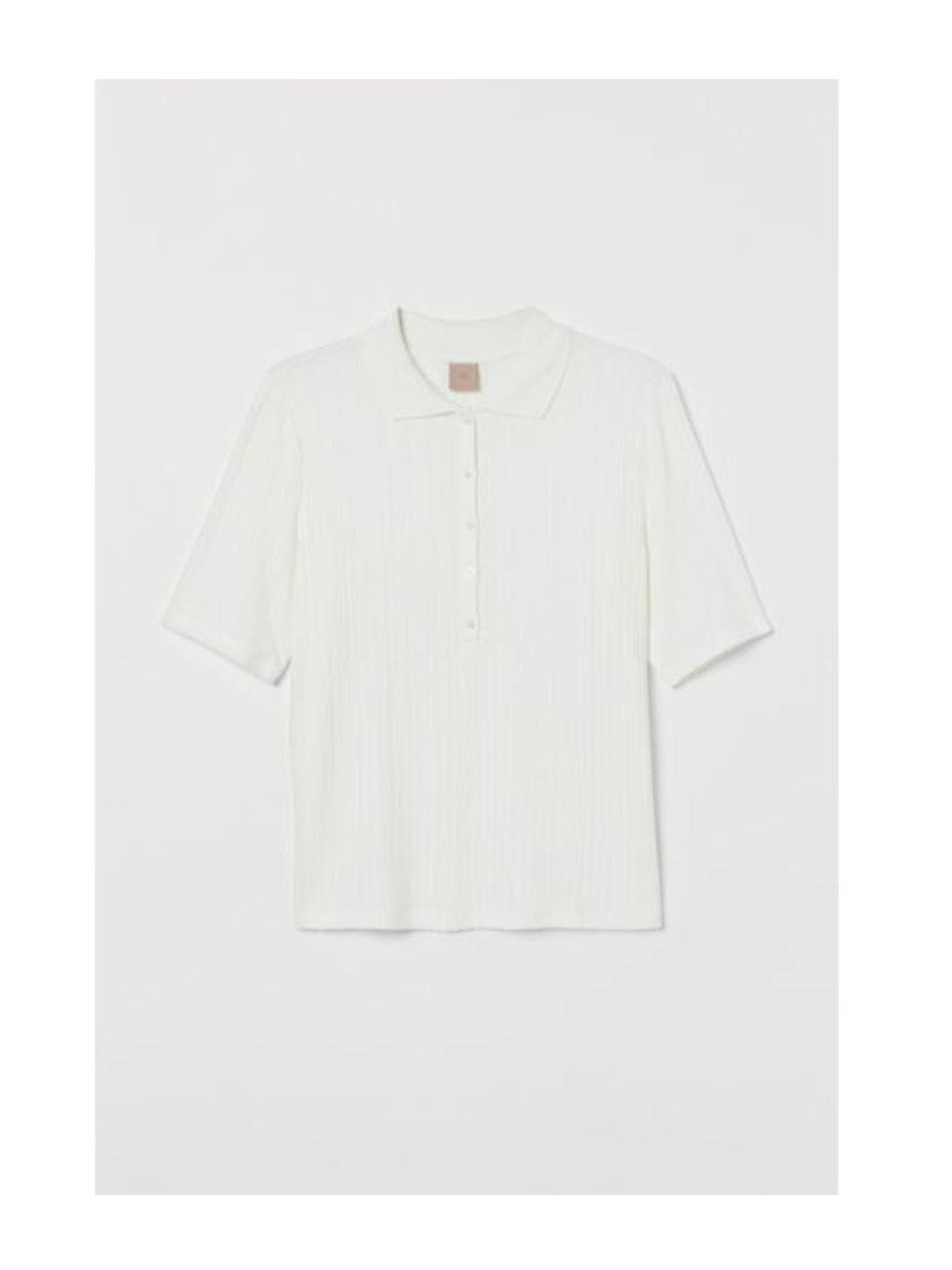 Poloshirt weiß von H&M