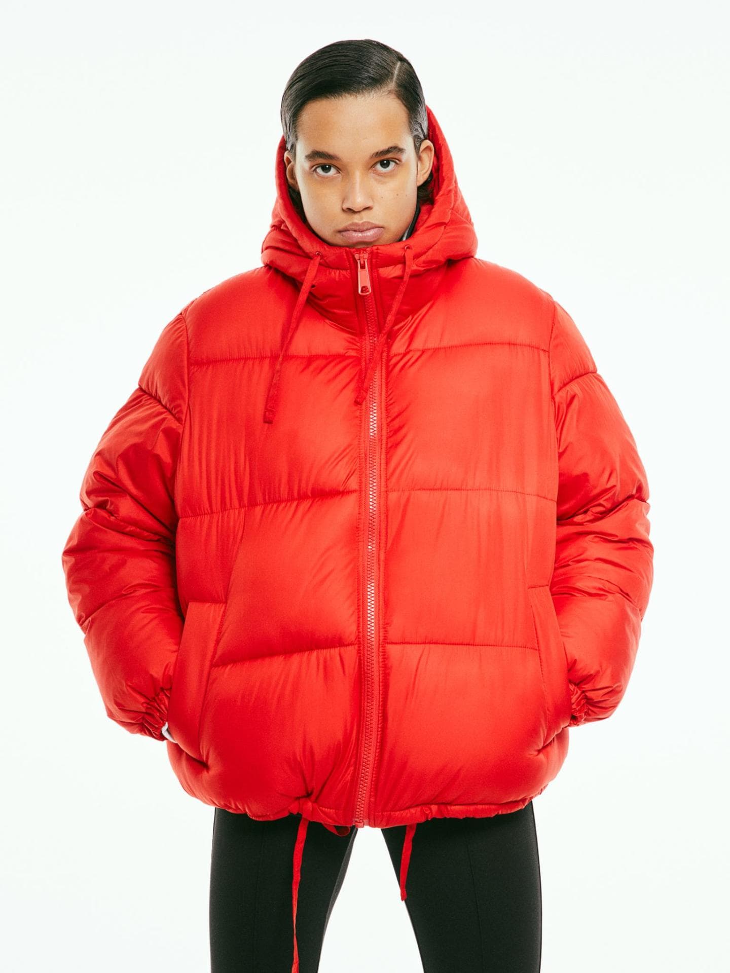 Puffer-Jacke rot 