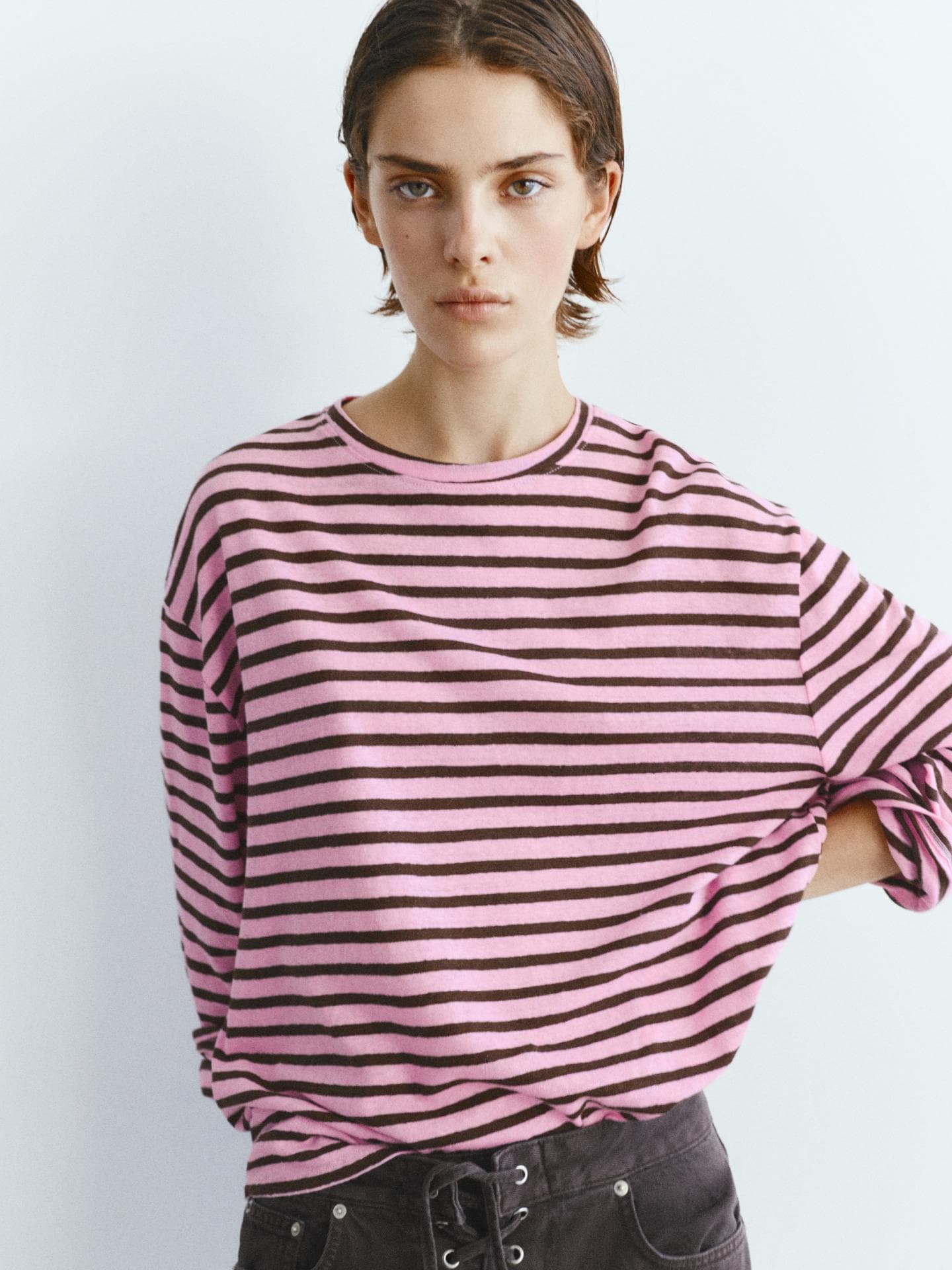 Gestreiftes T-Shirt von Pull&Bear