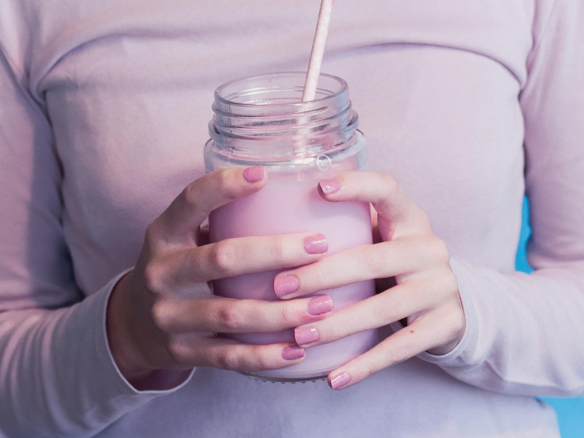 thermo nagellack rosa fingernägel babyrosa nagel