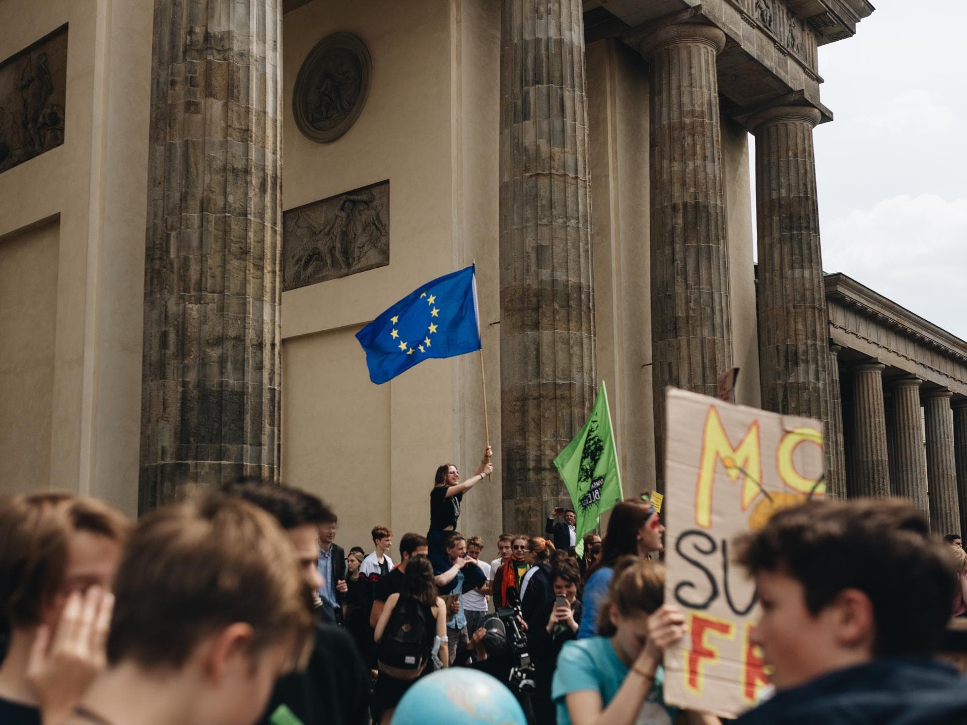 Ok Boomer Bedeutung Schüler bei Fridays for Future Demonstration