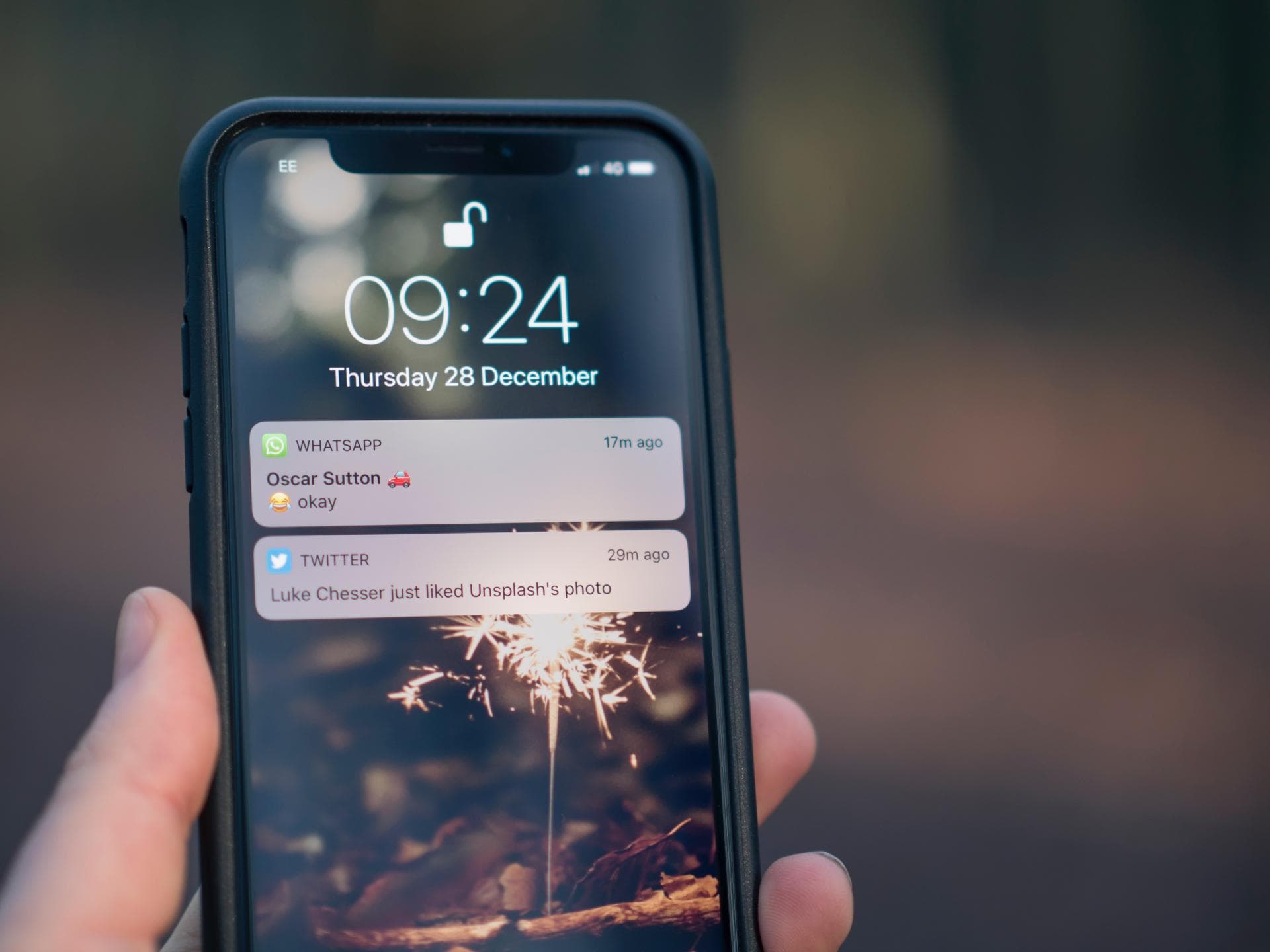 iphone whatsapp nachricht silvester