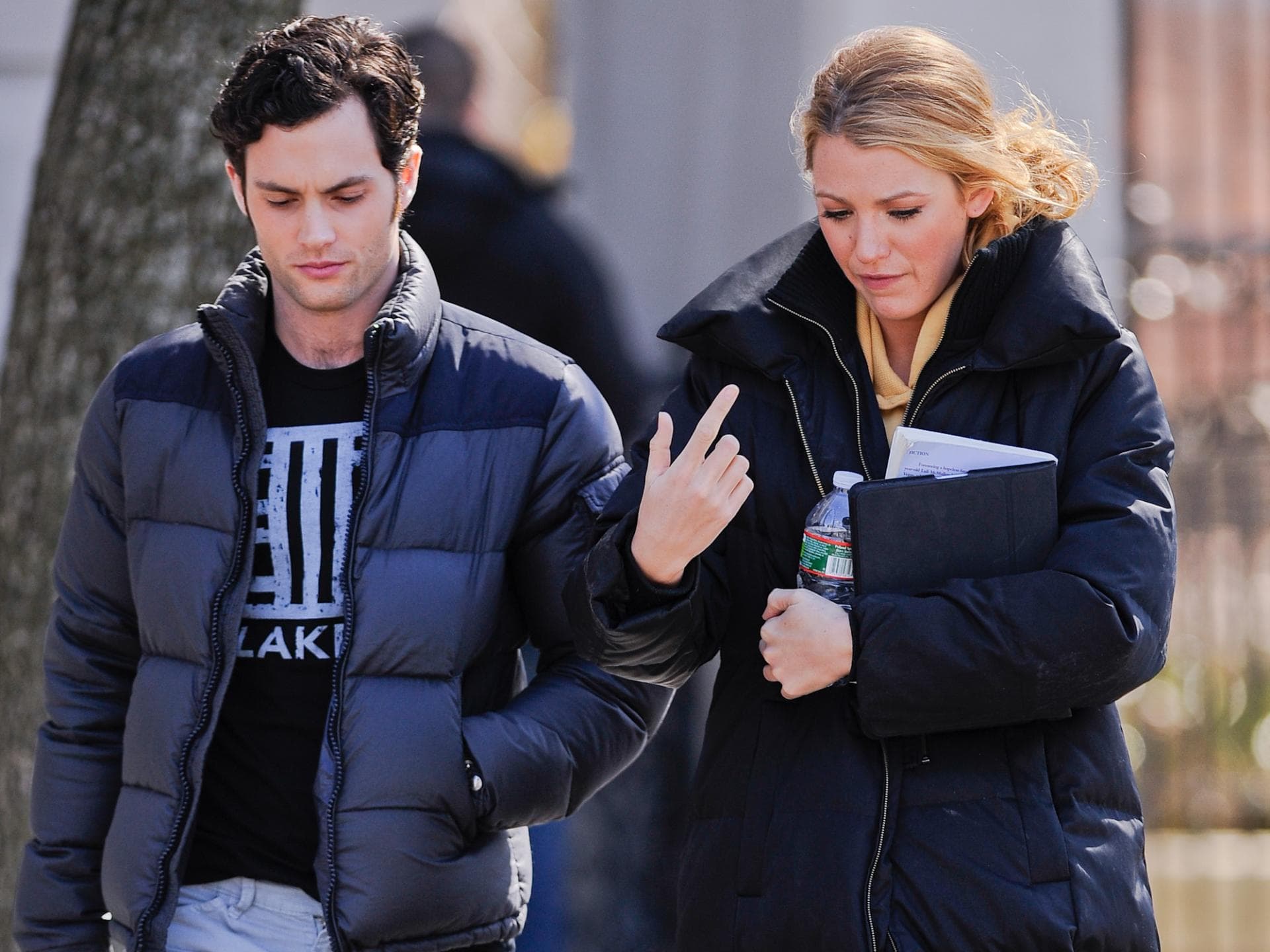 Penn Badgley Blake Lively Gossip Girl