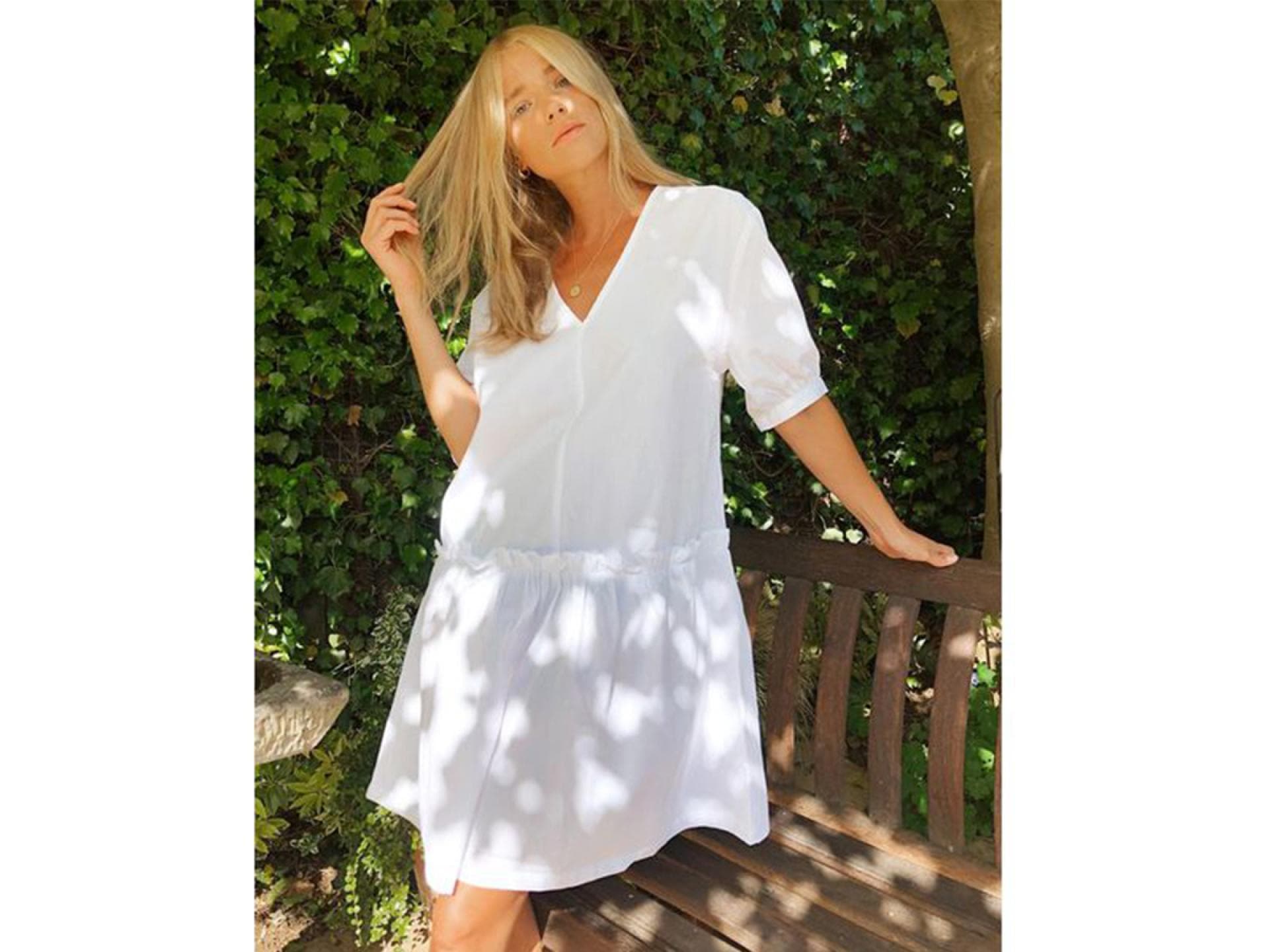 Weißes Kleid Monki