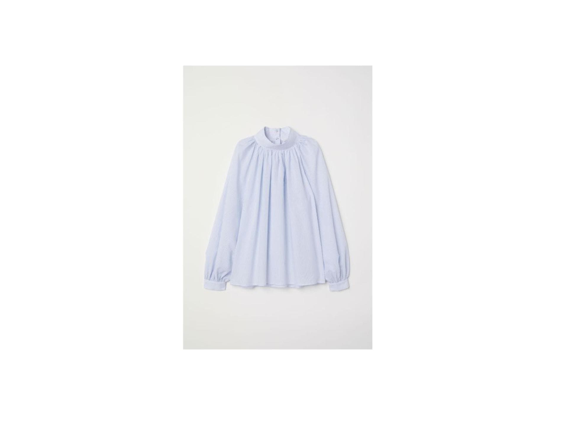 blaue Bluse H&M 