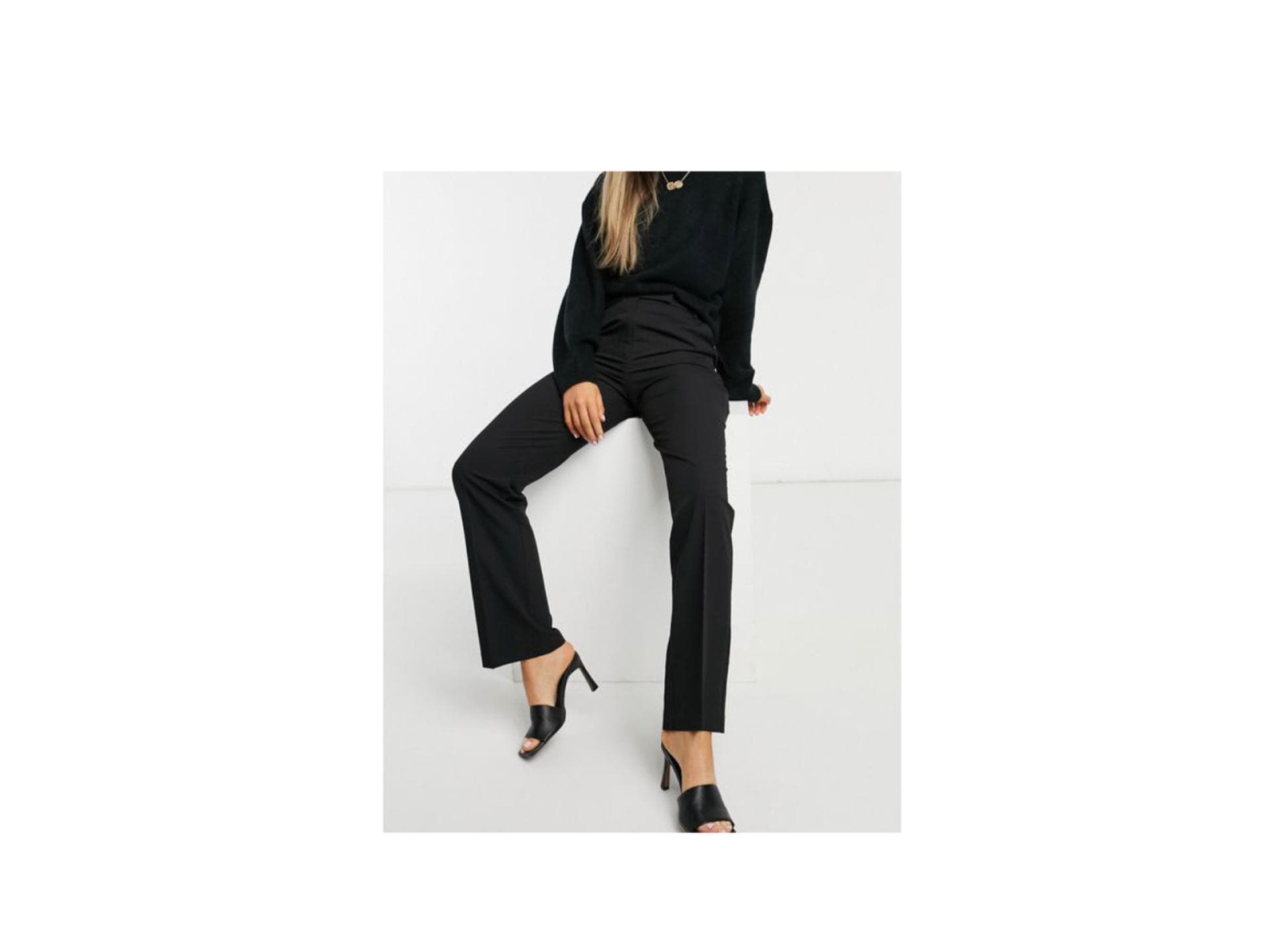 schwarze Hose eleganz 