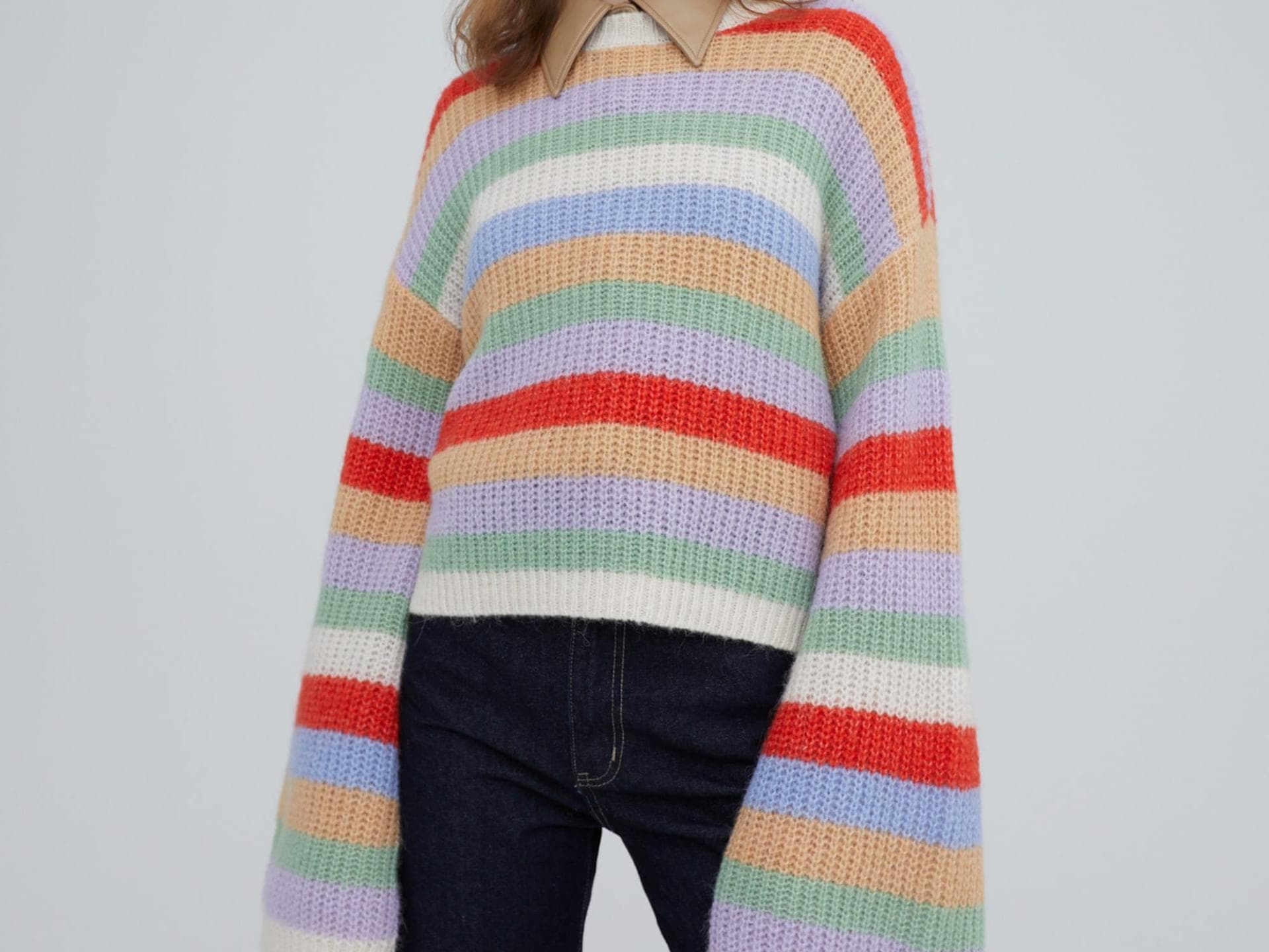 Edited bunt gestreifter Pullover