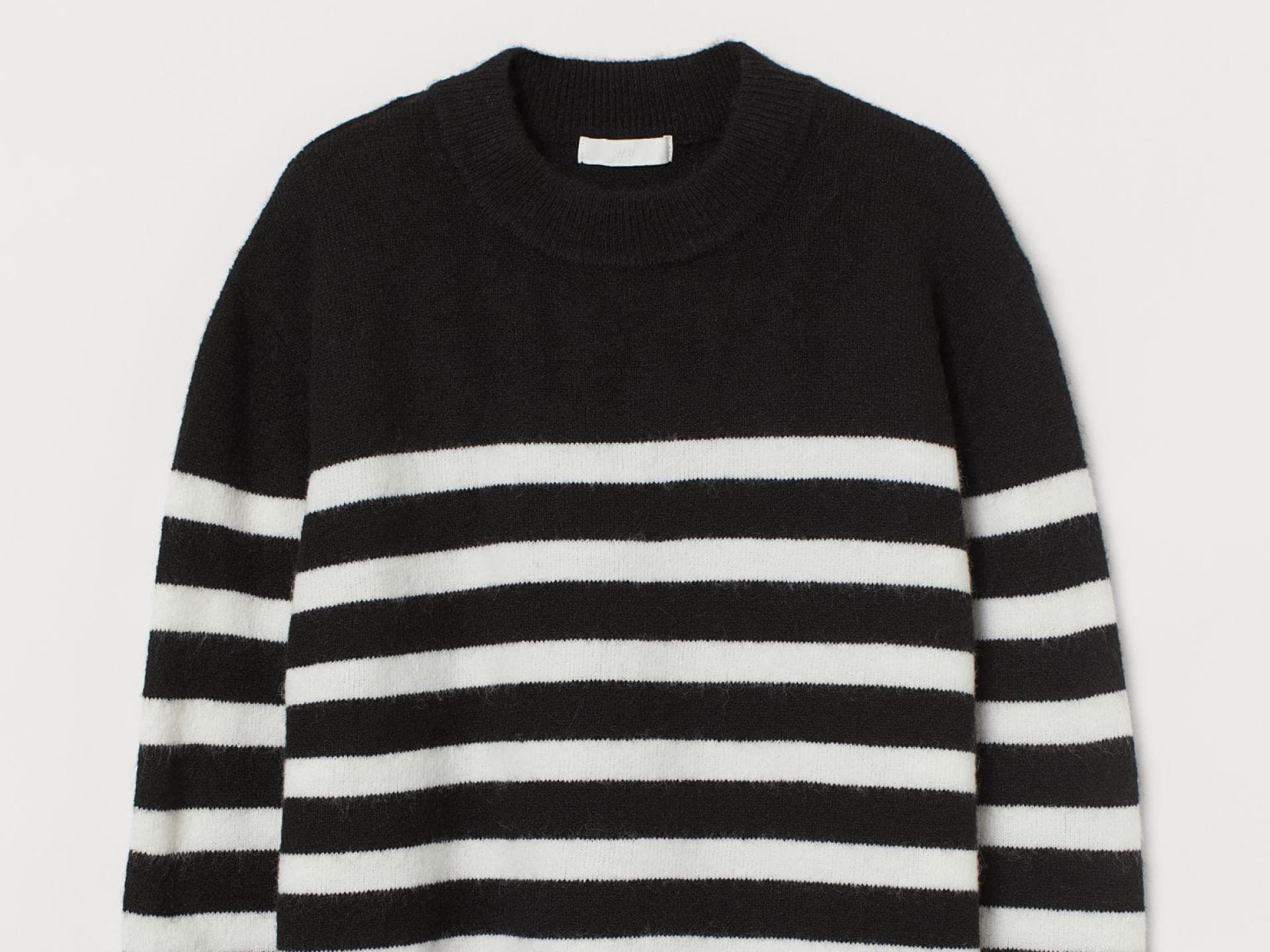 H&M gestreifter Pullover