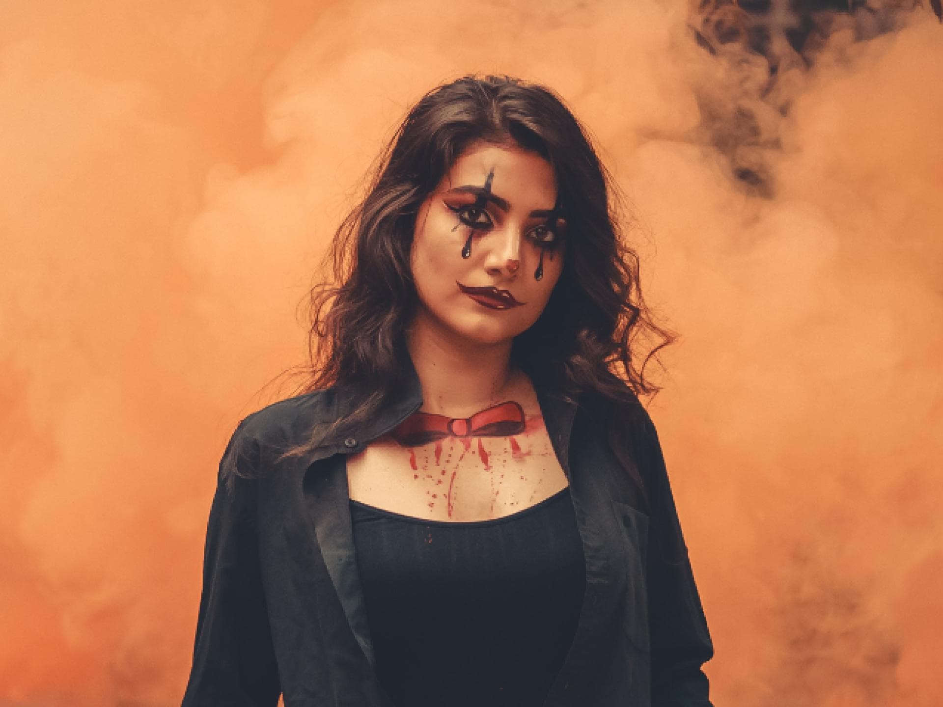 Für Halloween schminken 