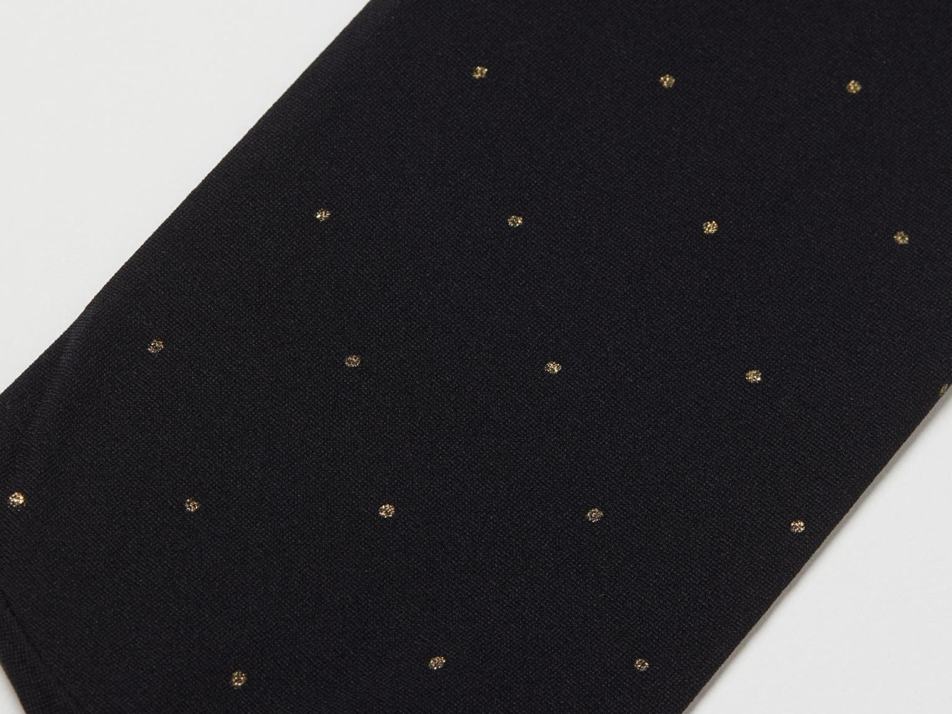 Strumpfhose H&M goldene Punkte