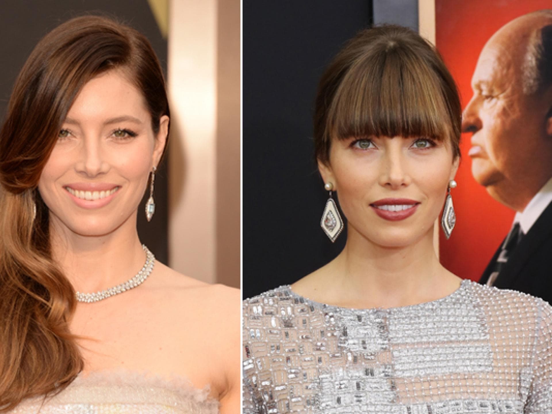 Jessica Biel: schräger oder gerader Pony?