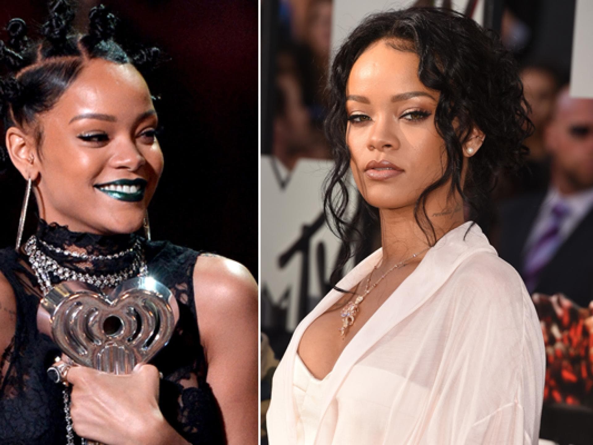 Rihanna: Zöpfchenfrisur oder Glamour-Look?