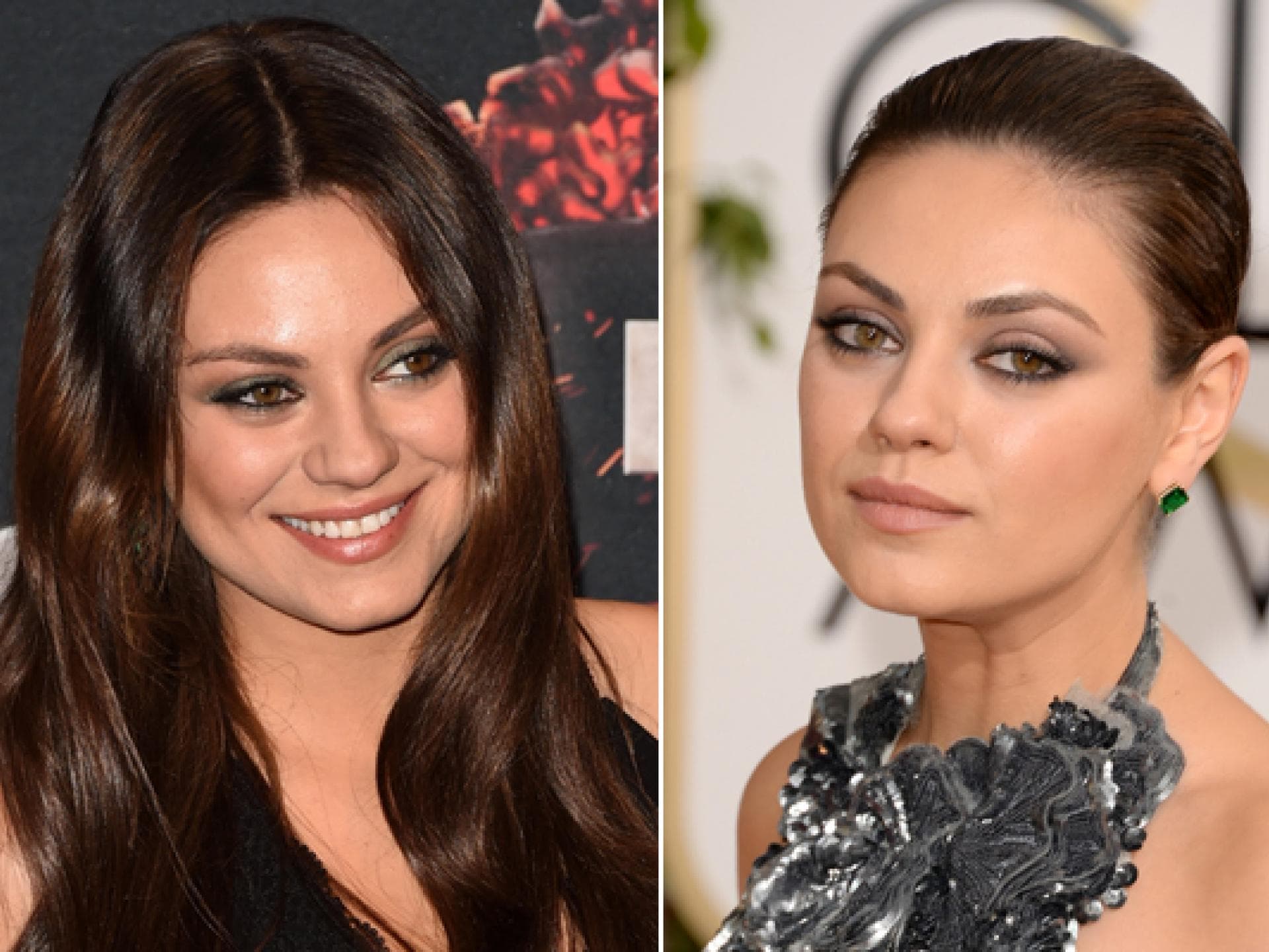 Mila Kunis: offene oder hochgesteckte Haare?