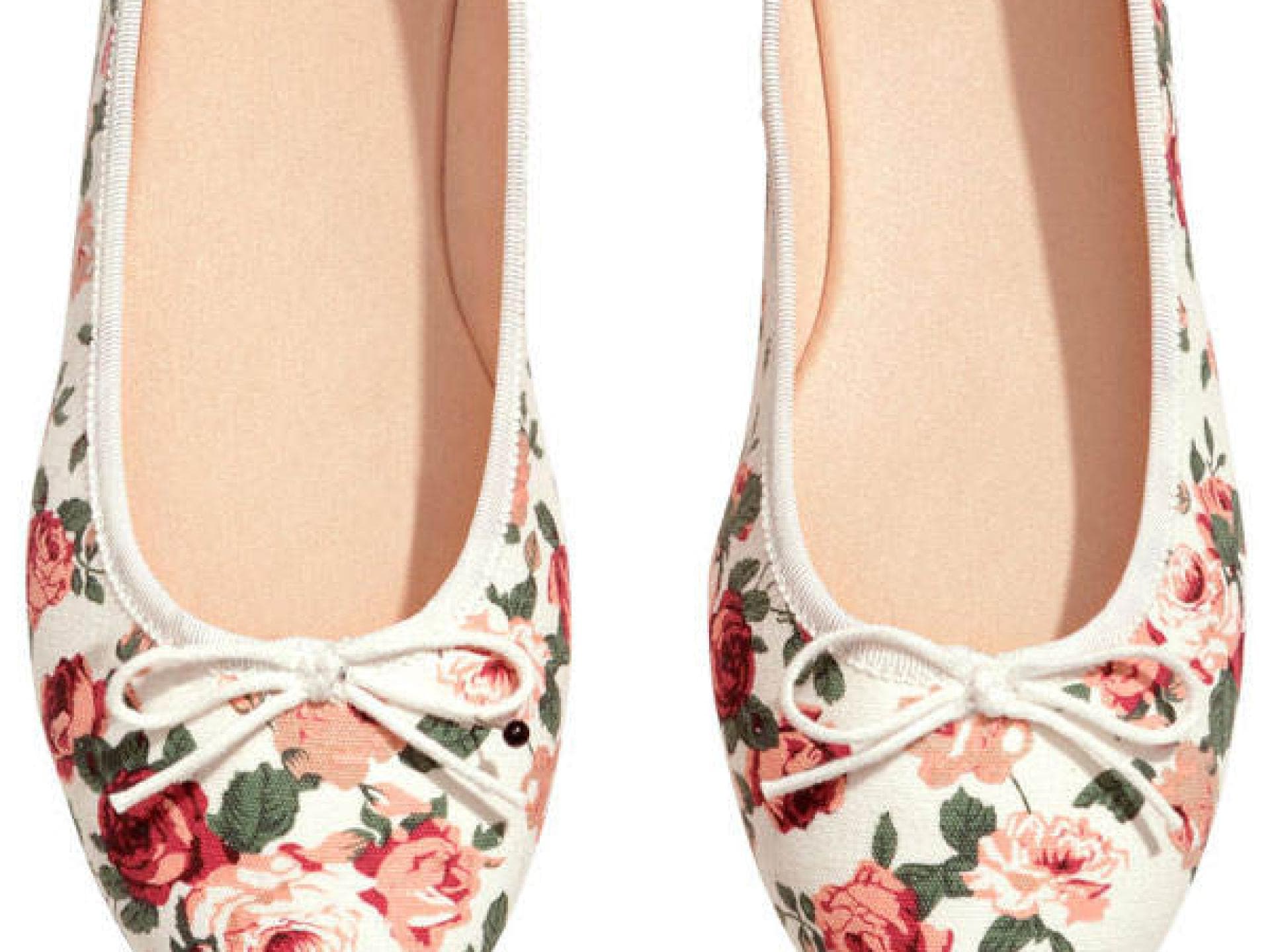 Blümchen-Ballerinas von H&M