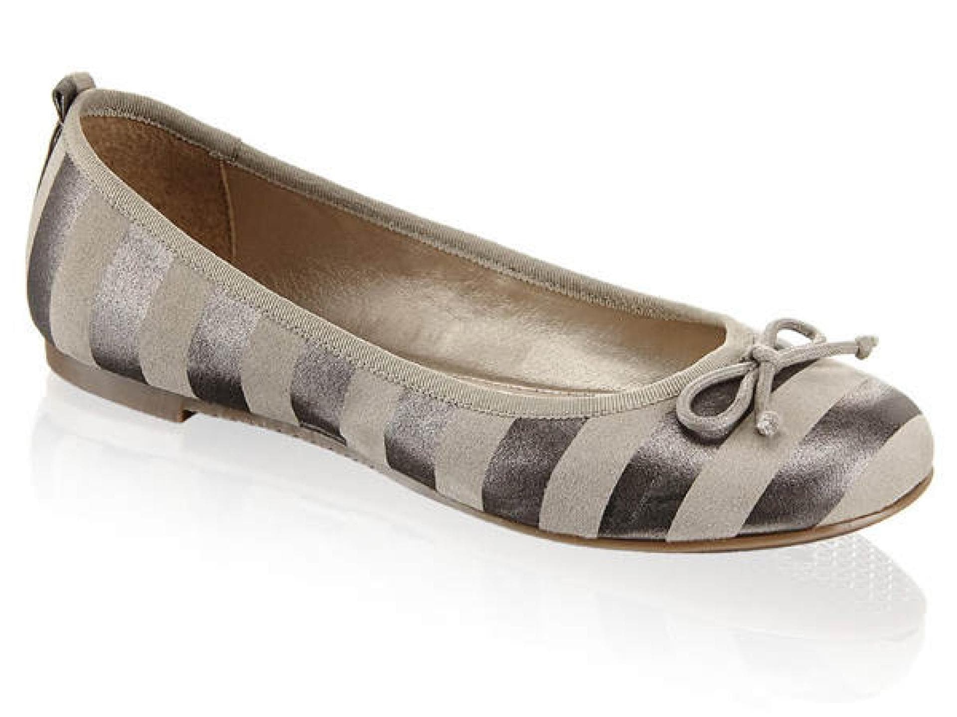 Streifen-Ballerinas von Shoe4You